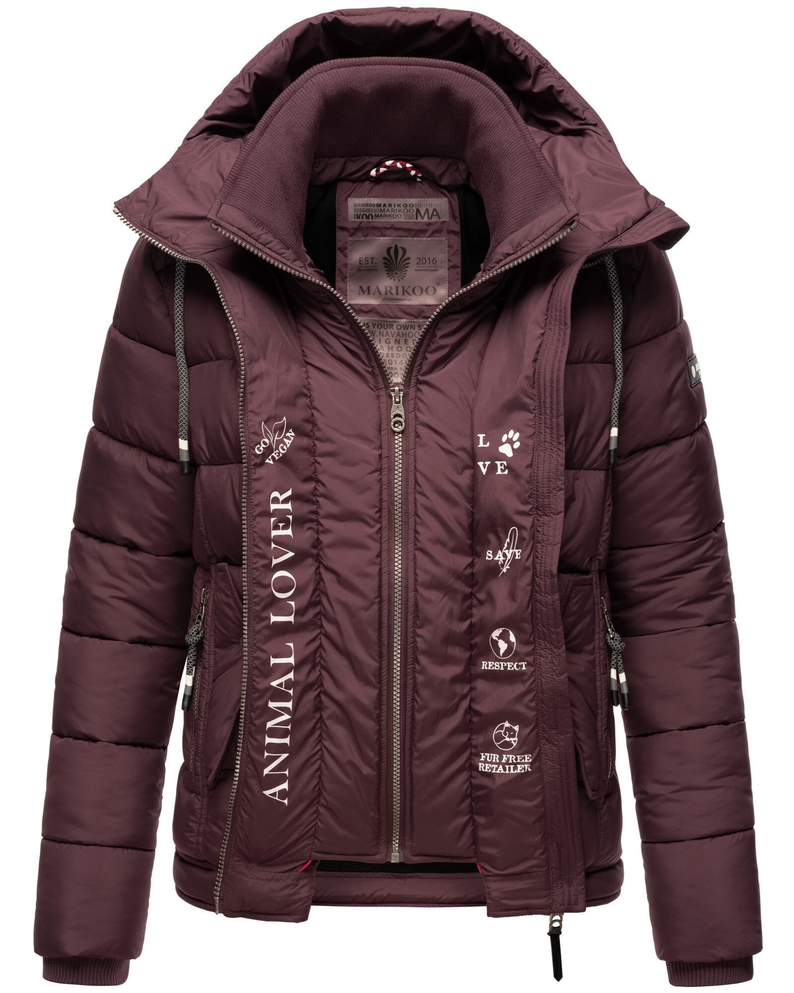Marikoo Outdoorjacke »Marikoo Taisaa Princess Damen Steppjacke B940«