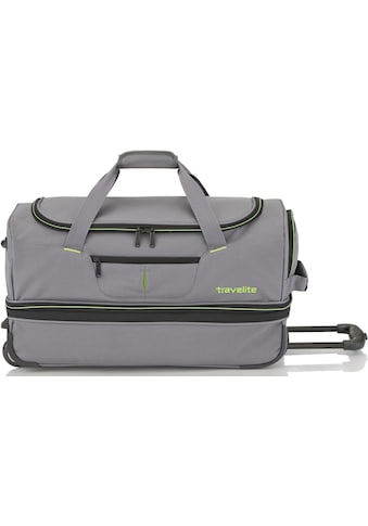travelite Reisetasche »Basics, 55 cm, grau/grün«, mit Trolleyfunktion und... kaufen