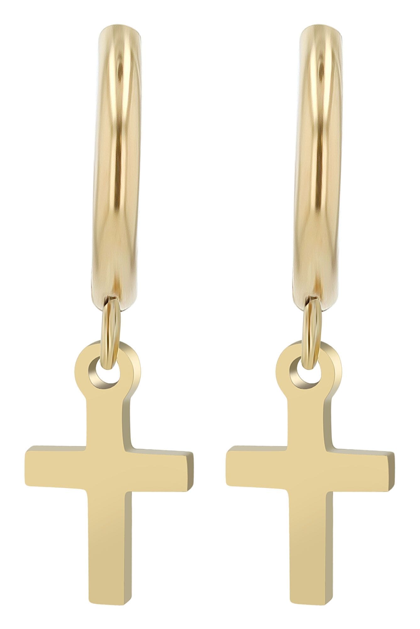 Adelia´s Kettenanhänger »Unisex Anhänger ¿ Kreuzanhänger aus Edelstahl«