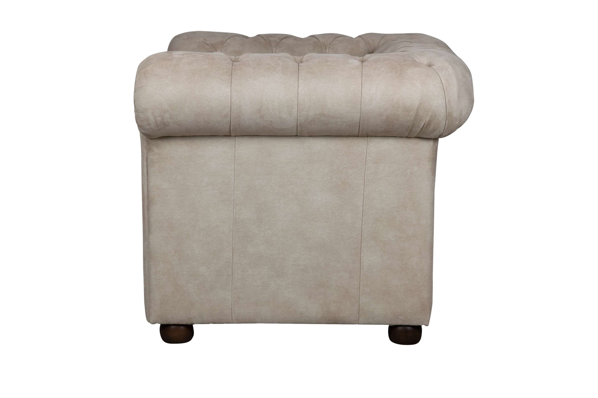 Home affaire Sessel »CHARENTE, Chesterfield, Wellenfederung, Maße B/T/H: 105/89/74 cm«, mit edler Knopfheftung und typischen Armlehnen