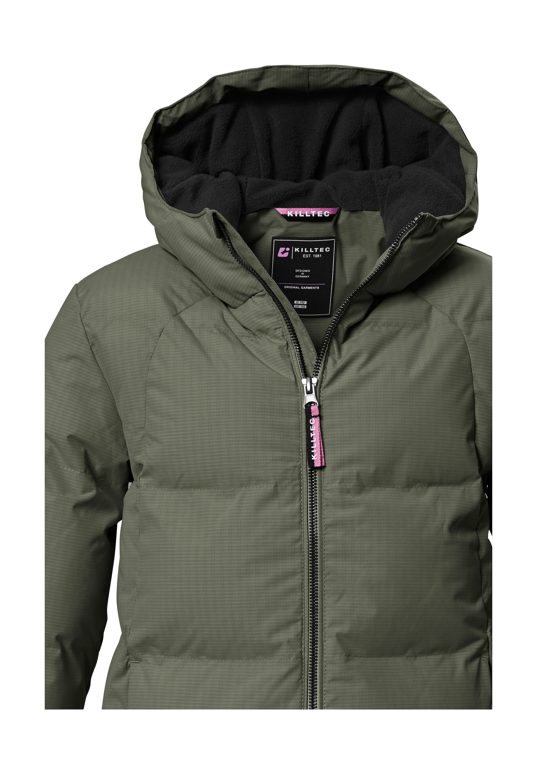 Killtec Steppjacke »KOW 357 GRLS QLTD JCKT«, Wasserabweisende Mädchenjacke mit Kapuze, atmungsaktiv, warm
