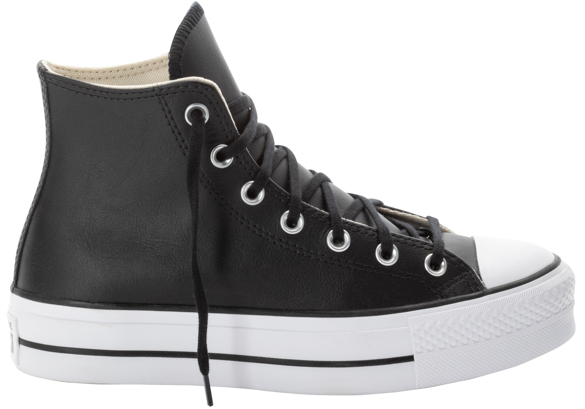 Converse Sneaker »CHUCK TAYLOR ALL STAR LEATHER PLATFORM«, Sneaker aus weichem Leder