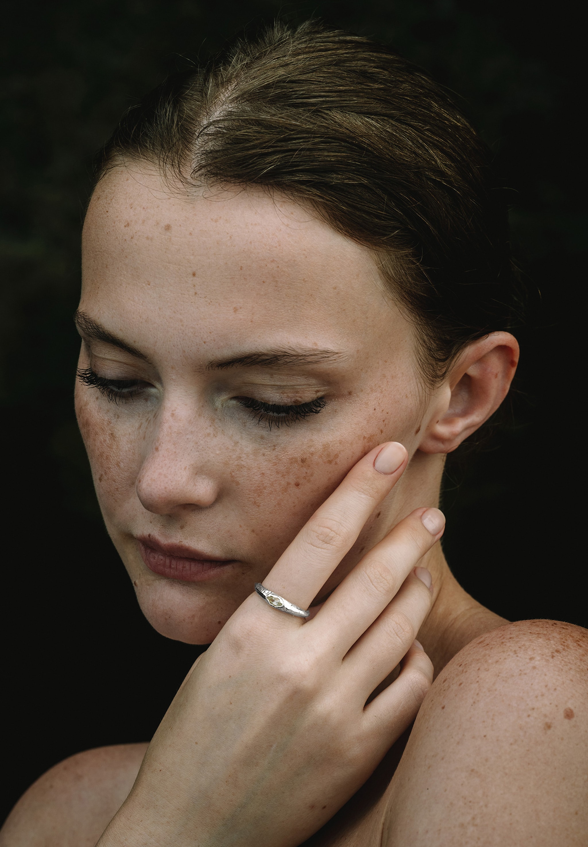 HAZE & GLORY Silberring »Ring Amethyst Hellgrün Handgefertigt 925 Sterling Silber«