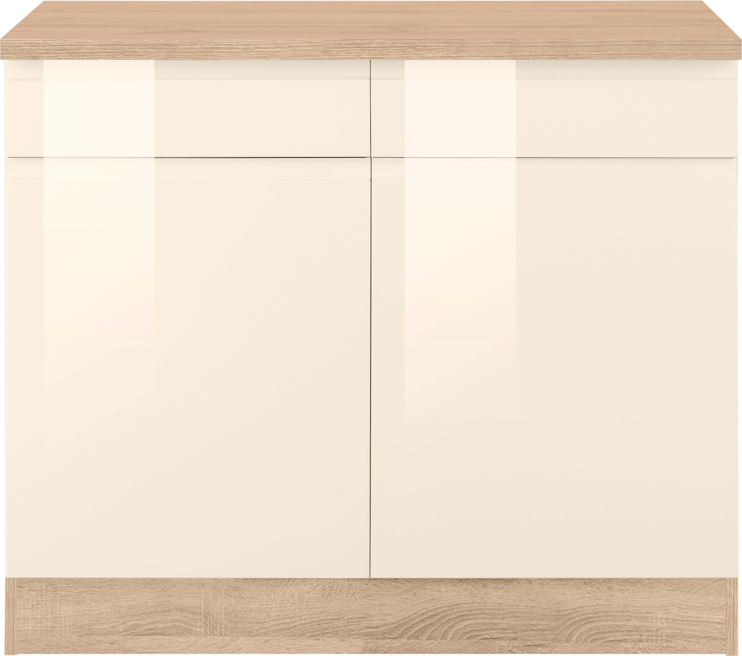 HELD MÖBEL Unterschrank »Virginia«, 100 cm breit, mit 2 Türen und 2 Schubkästen