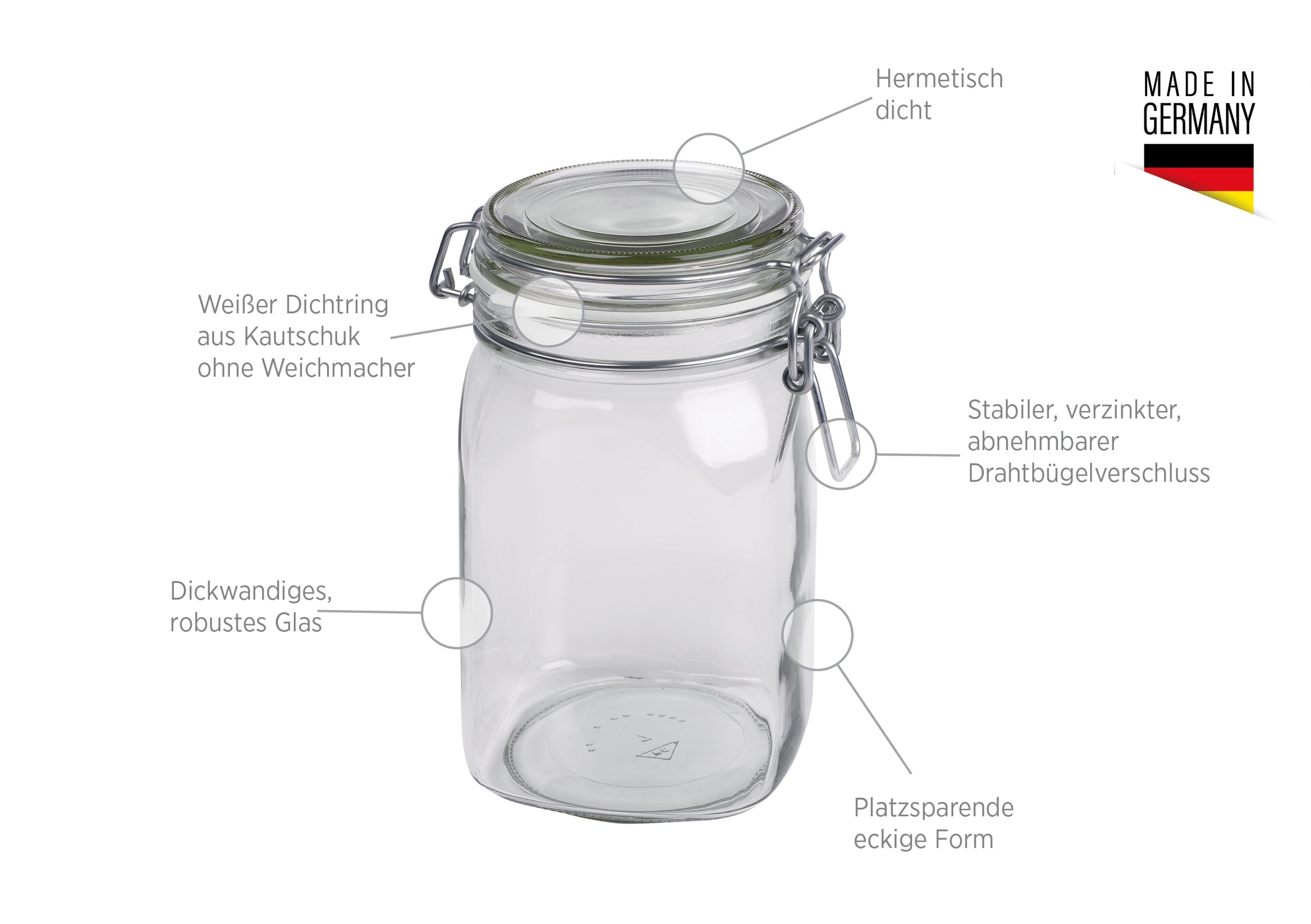 MÄSER Einmachglas »Gothika« 7 tlg.