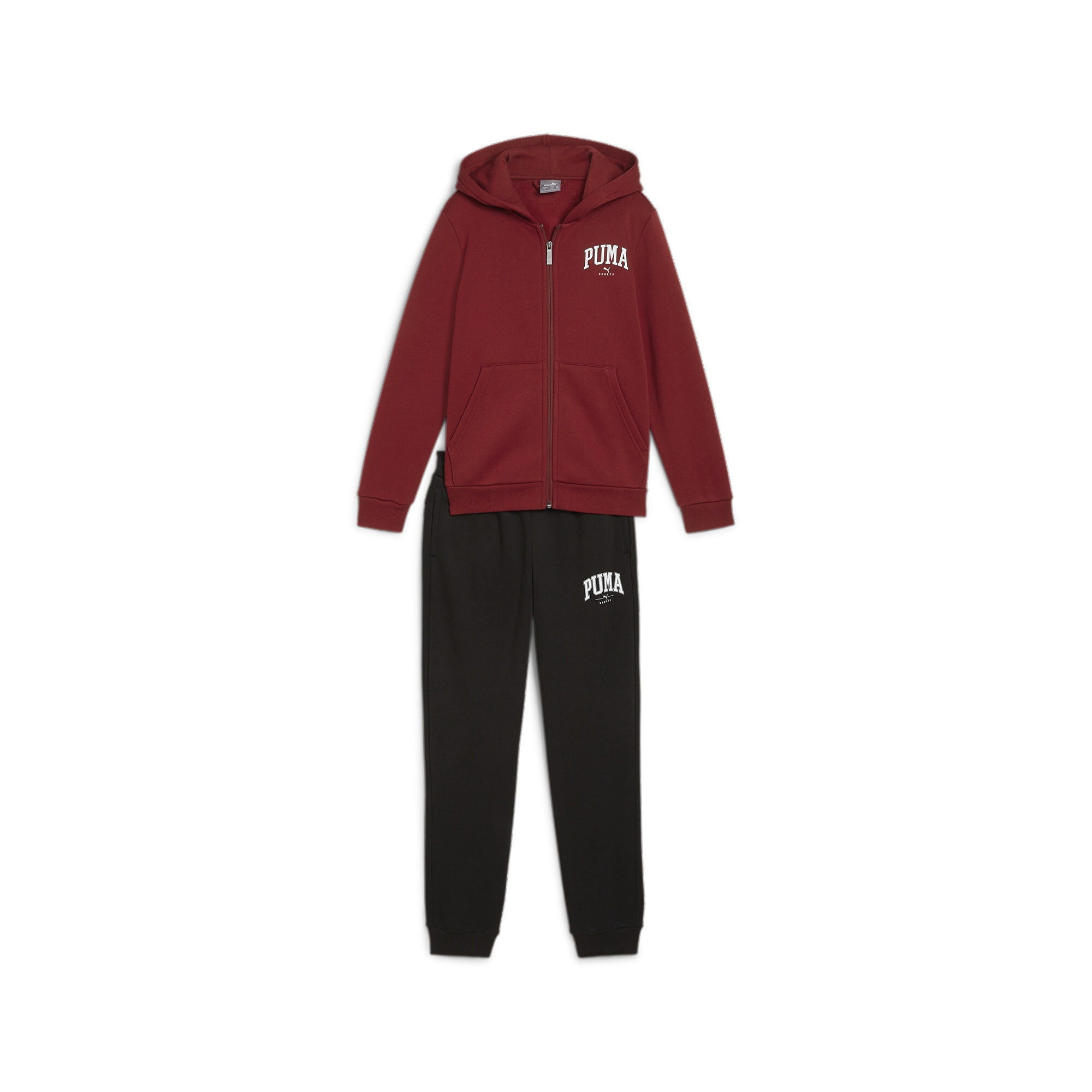 PUMA Trainingsanzug »SQUAD FULL-ZIP SWEAT SUIT FL B«, (2 tlg.)