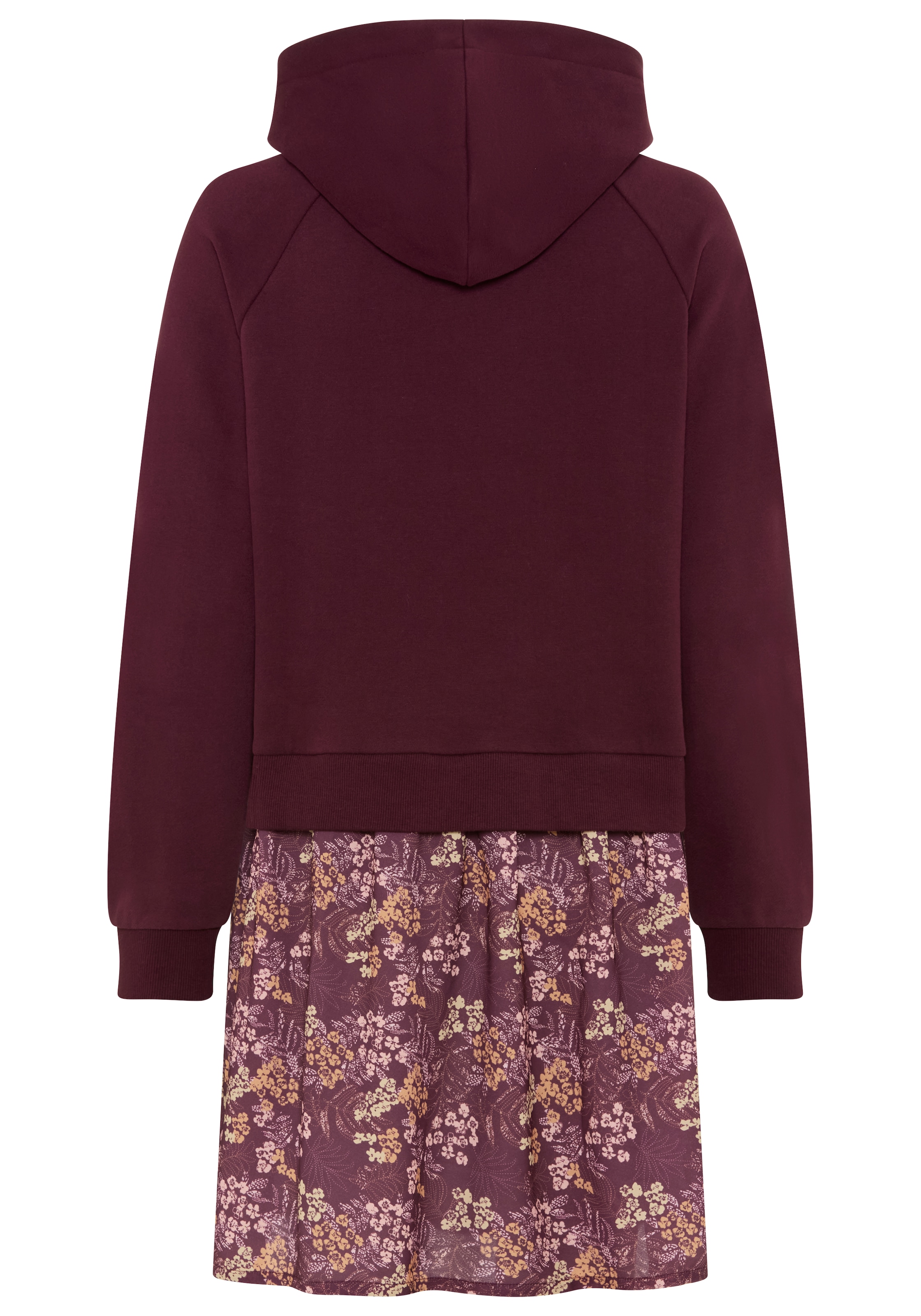 KangaROOS 2-in-1-Kleid mit angesetztem Rockteil, mit Langarm, aus Sweatware und Web