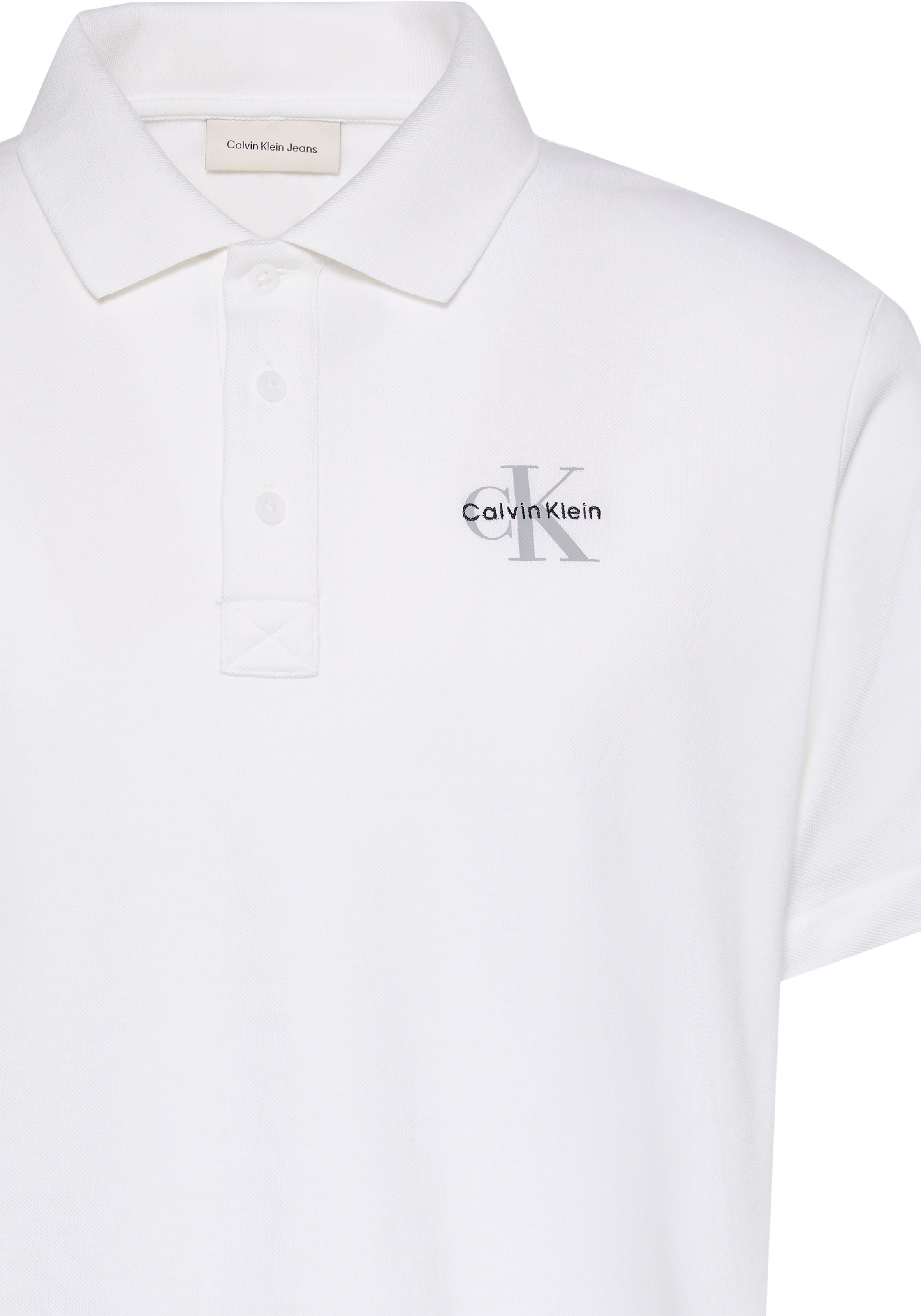 Calvin Klein Jeans Poloshirt »EASY MONOLOGO CASUAL PIQUE« Regular fit mit Polokragen