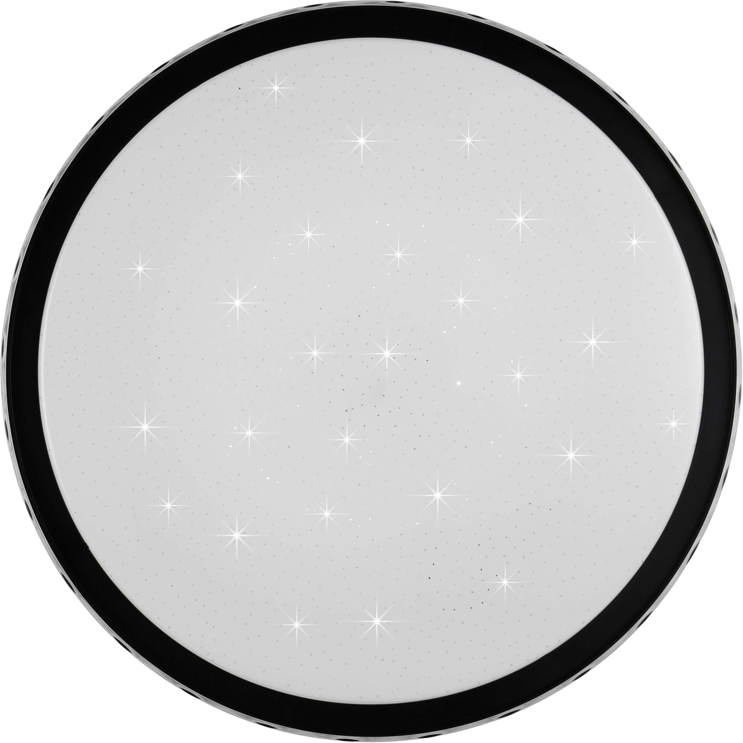 REALITY Leuchten LED Deckenleuchte »VARDA, LED Deckenlampe 24W 2500 Lumen, CCT 2700-6500K, Fernbedienung« LED-Board 1 Stk. Farbwechsler | warmweiß - kaltweiß Starlight, Memoryfunktion, Nachtlicht, Switch Dimmer, Timer Ø 39 cm