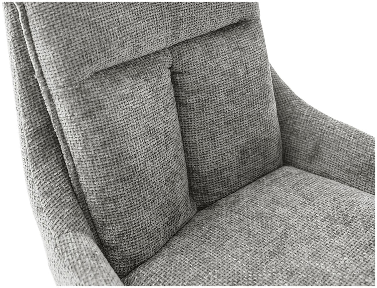 MCA furniture Esszimmerstuhl »PARKER«, Strukturstoff, (2er-Set), drehbar 360°, Dreh- & Schwingfunktion, Belastbarkeit 120 kg