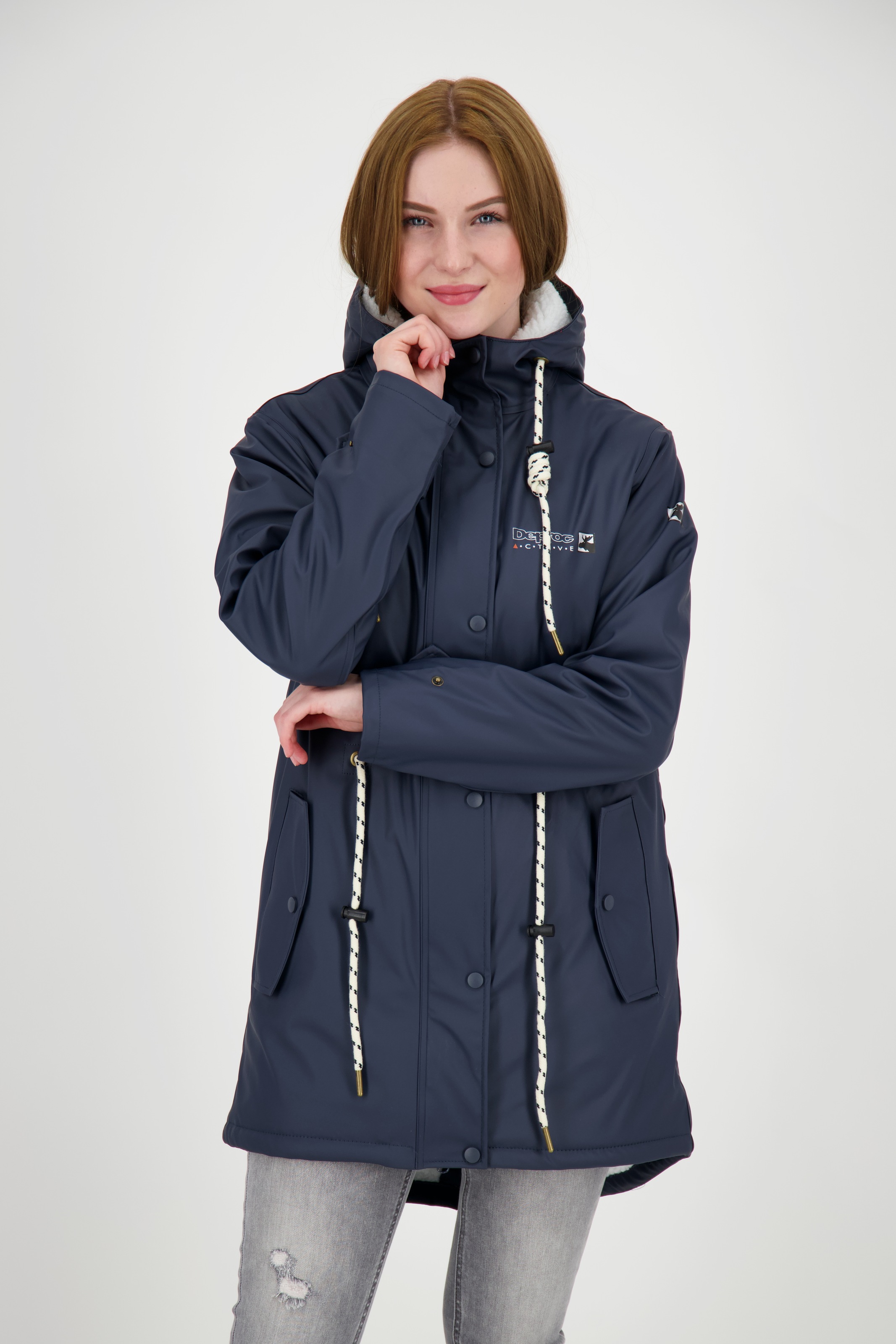 DEPROC Active Regenjacke »Friesennerz ELLESMERE WOMEN«, auch in Großen Größen erhältlich