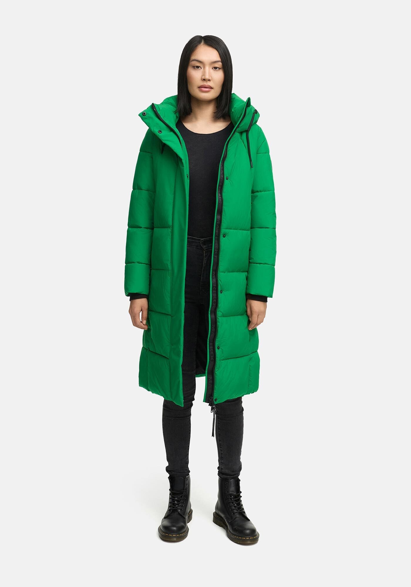 Marikoo Winterjacke »Marikoo Chumanii Damen Herbst Winter Steppmantel Parka lang N057«