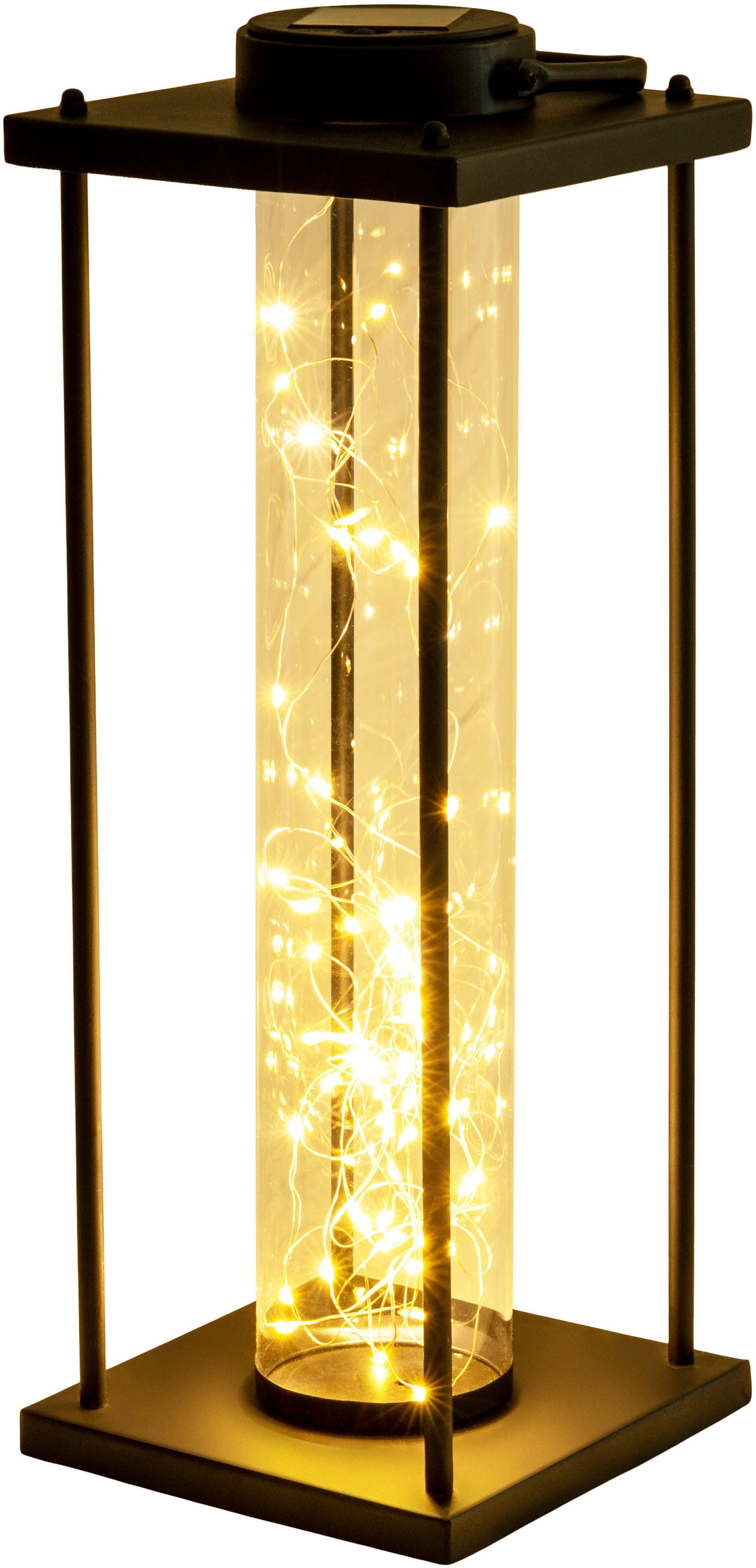 näve LED Solarleuchte rechteckig, Shop warmweiß »Fairylight«, OTTO 1 Lichterdraht LED Kunststoffzylinder Gestell Online mit flammig-flammig, im