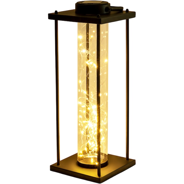 Kunststoffzylinder näve rechteckig, im Solarleuchte LED »Fairylight«, warmweiß Lichterdraht 1 mit OTTO Shop LED Online flammig-flammig, Gestell