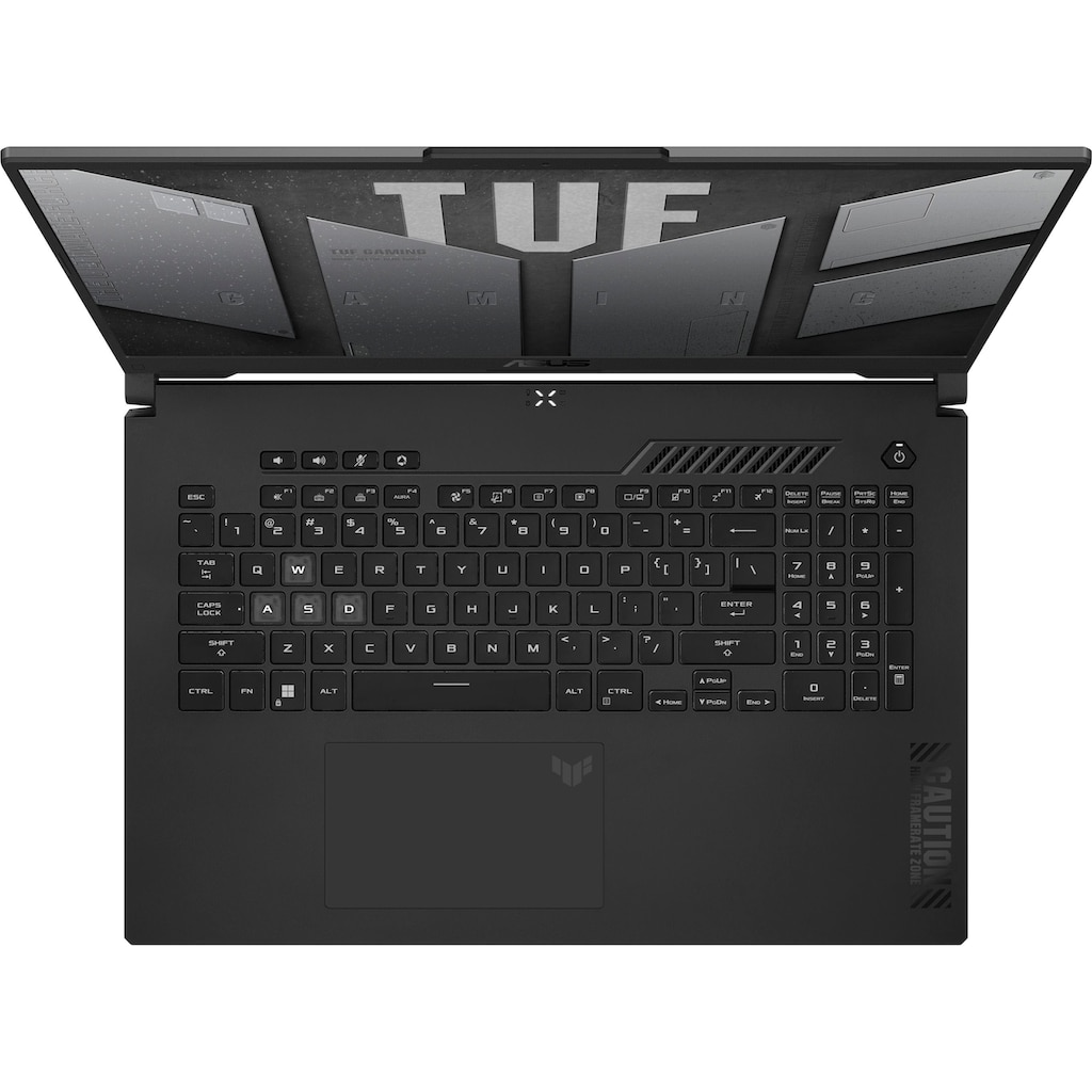Asus Gaming-Notebook »TUF Gaming 17 Laptop, Full HD IPS-Display, 16 GB RAM, Windows 11 Home,«, 43,9 cm, / 17,3 Zoll, AMD, Ryzen 7, GeForce RTX 4050, 512 GB SSD, FA707NU-HX035W