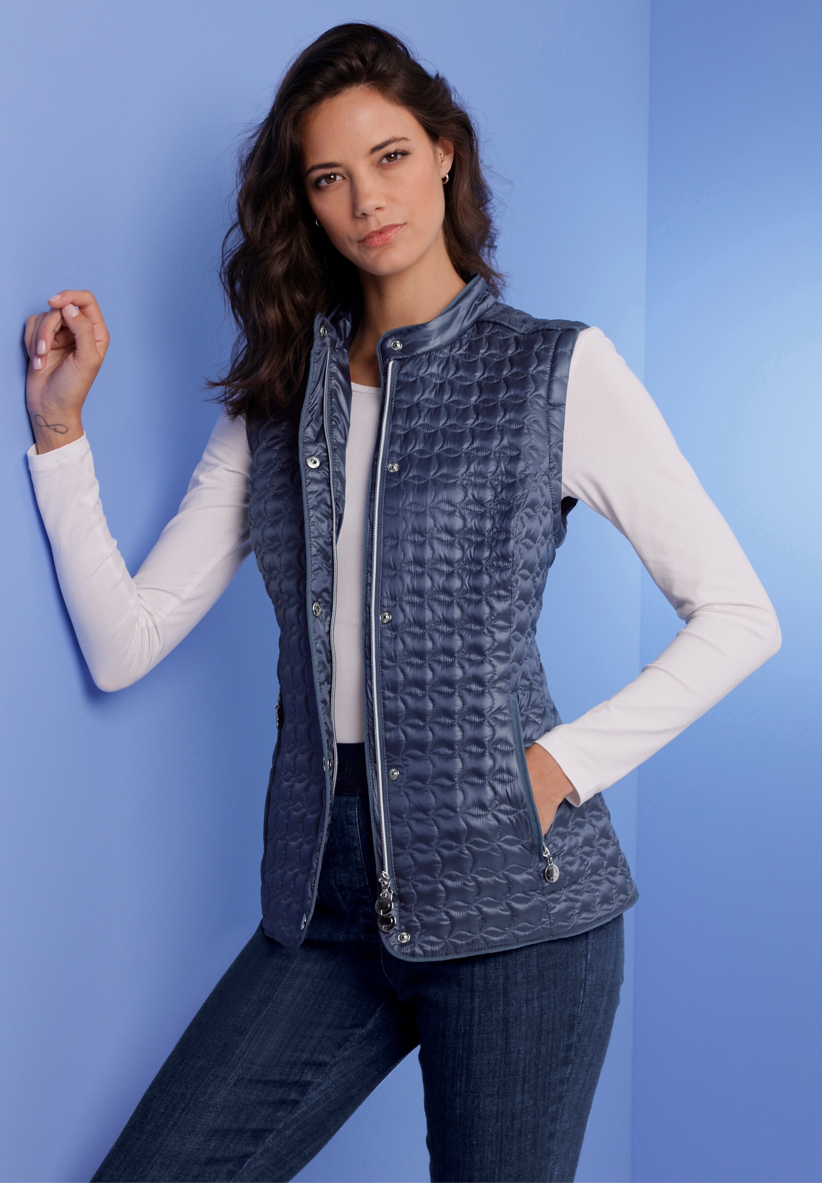 creation L Daunenjacke »Daunen-Jacke Leichtdaunenjacke mit abnehmbaren Ärmeln« keine Angabe