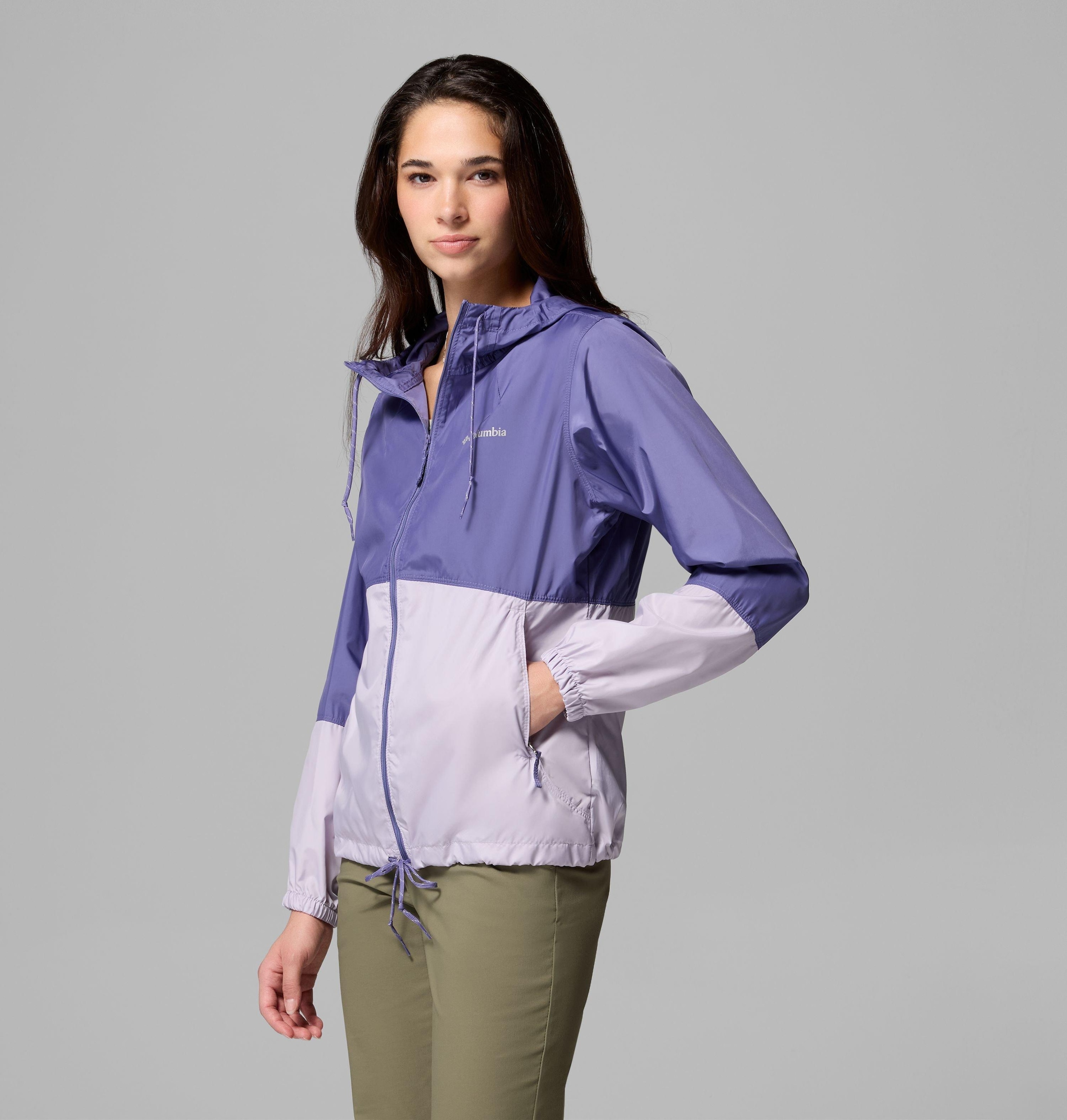 Columbia Windbreaker mit Kapuze für Wandern, Trekking und Laufen, mit Kapuze und Kordelzug