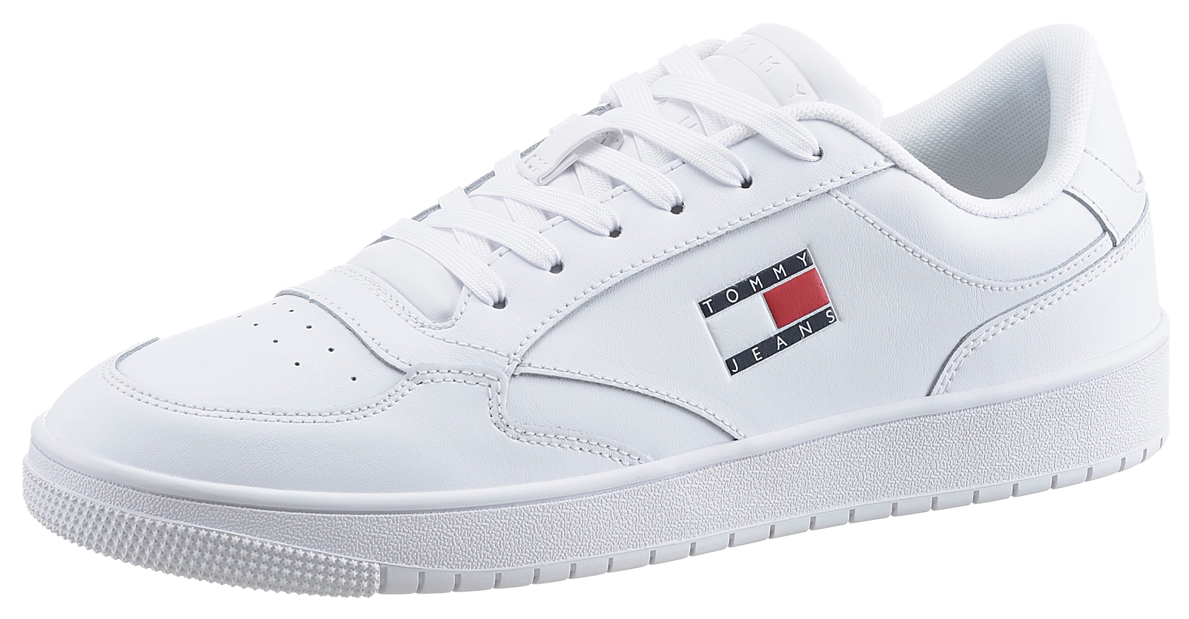 Tommy Jeans Sneaker »TOMMY JEANS RETRO LEATHER«, mit seitlicher Logoflagge kaufen