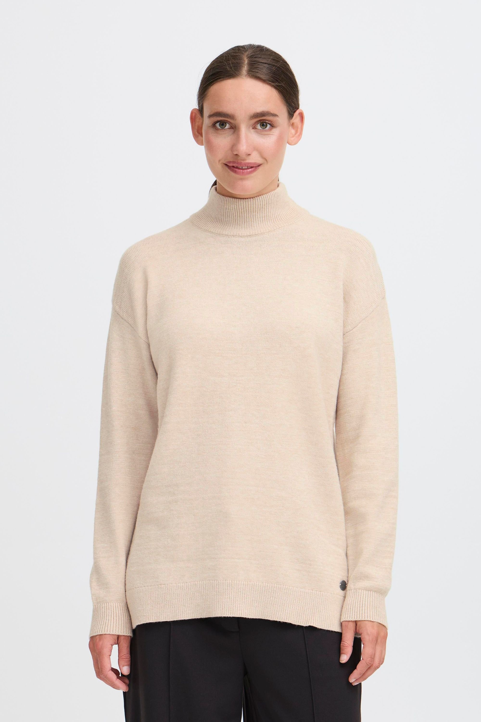 OXMO Strickfleece-Pullover »Strickpullover OXRatina«