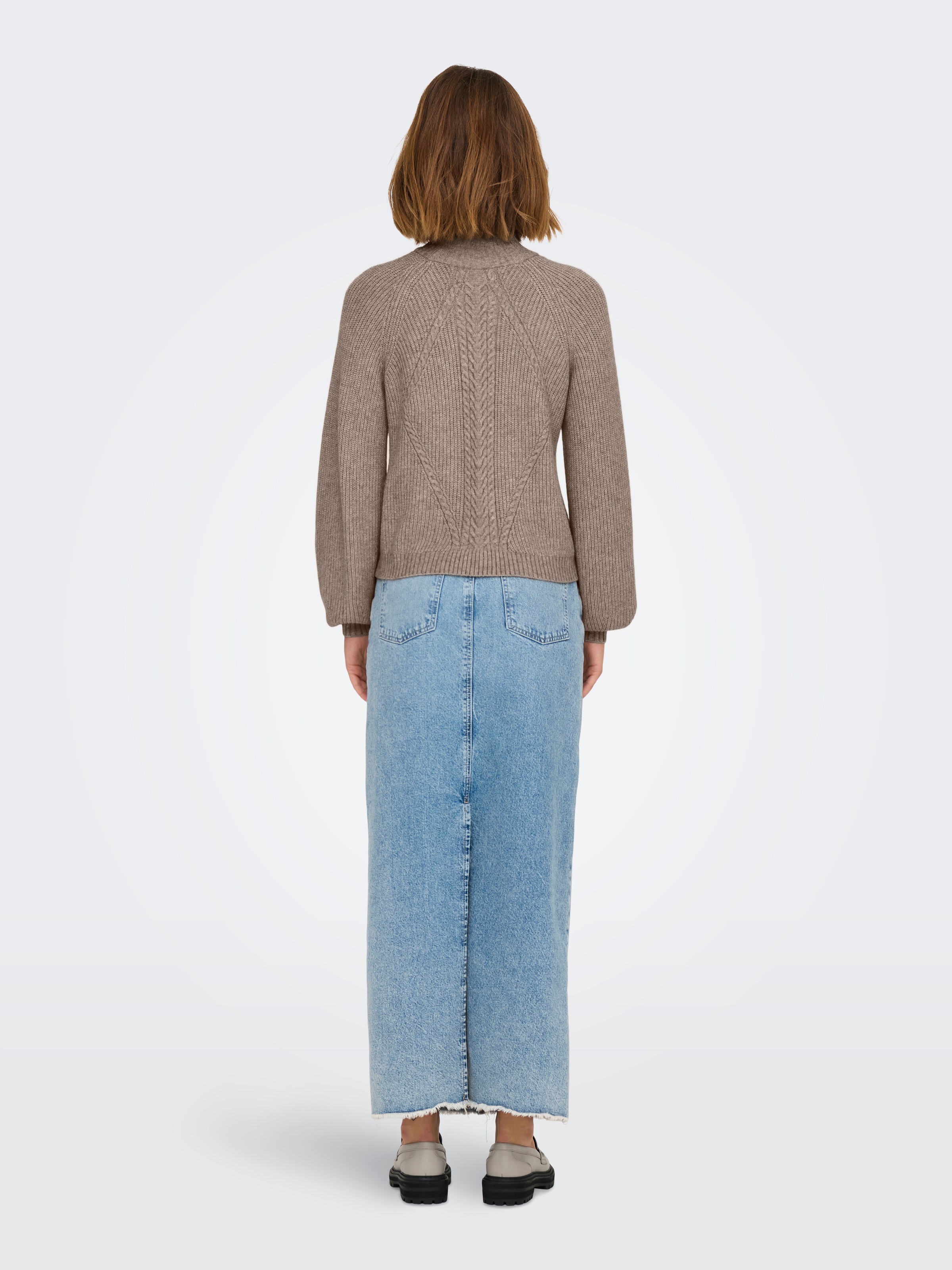 ONLY Stehkragenpullover »ONLKATIA LS DETAIL HIGHNECK CC KNT« Viskosemischung, regular fit