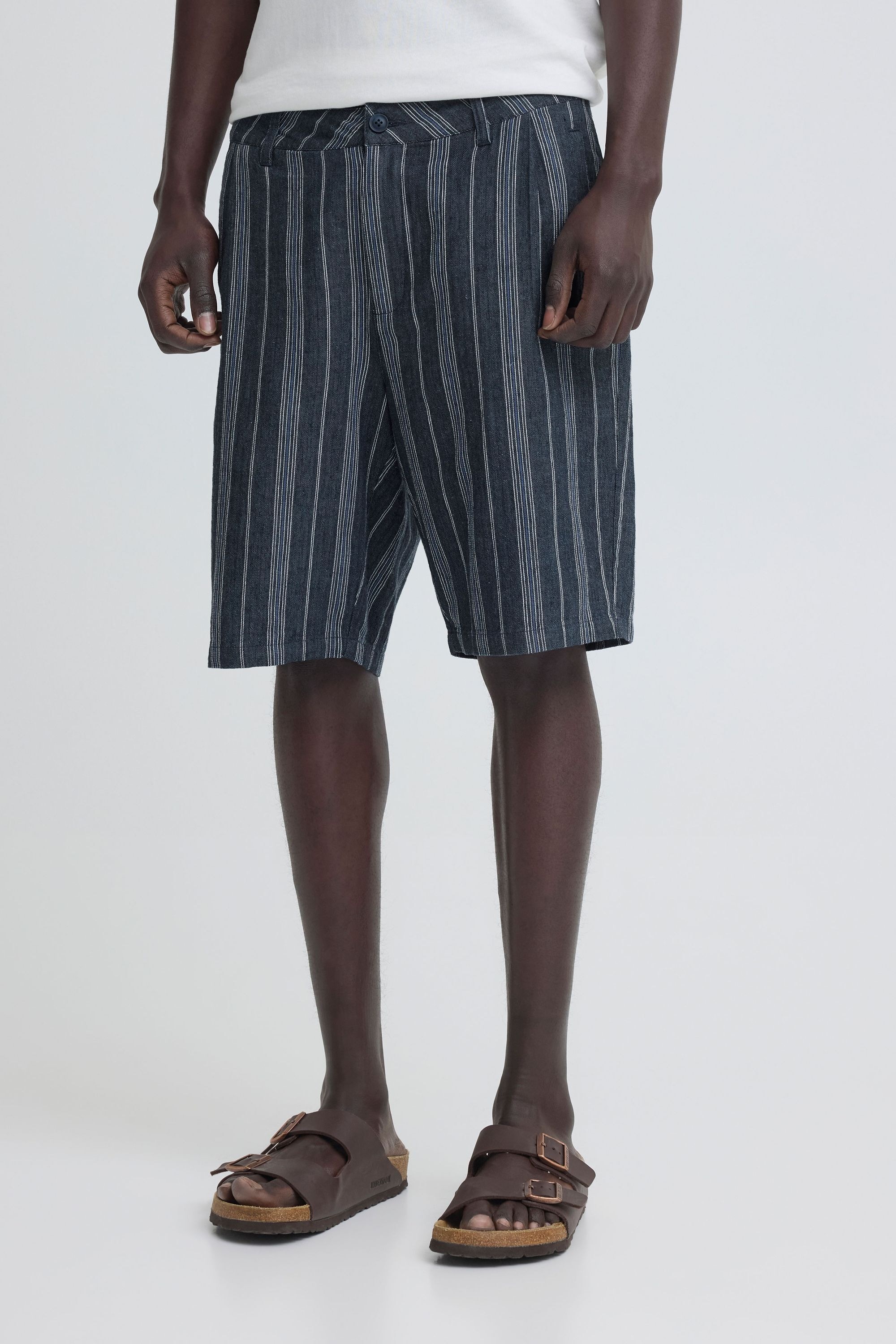 Blend Leinenhose »Leinenhose BHMaddox Linen Mix Striped«