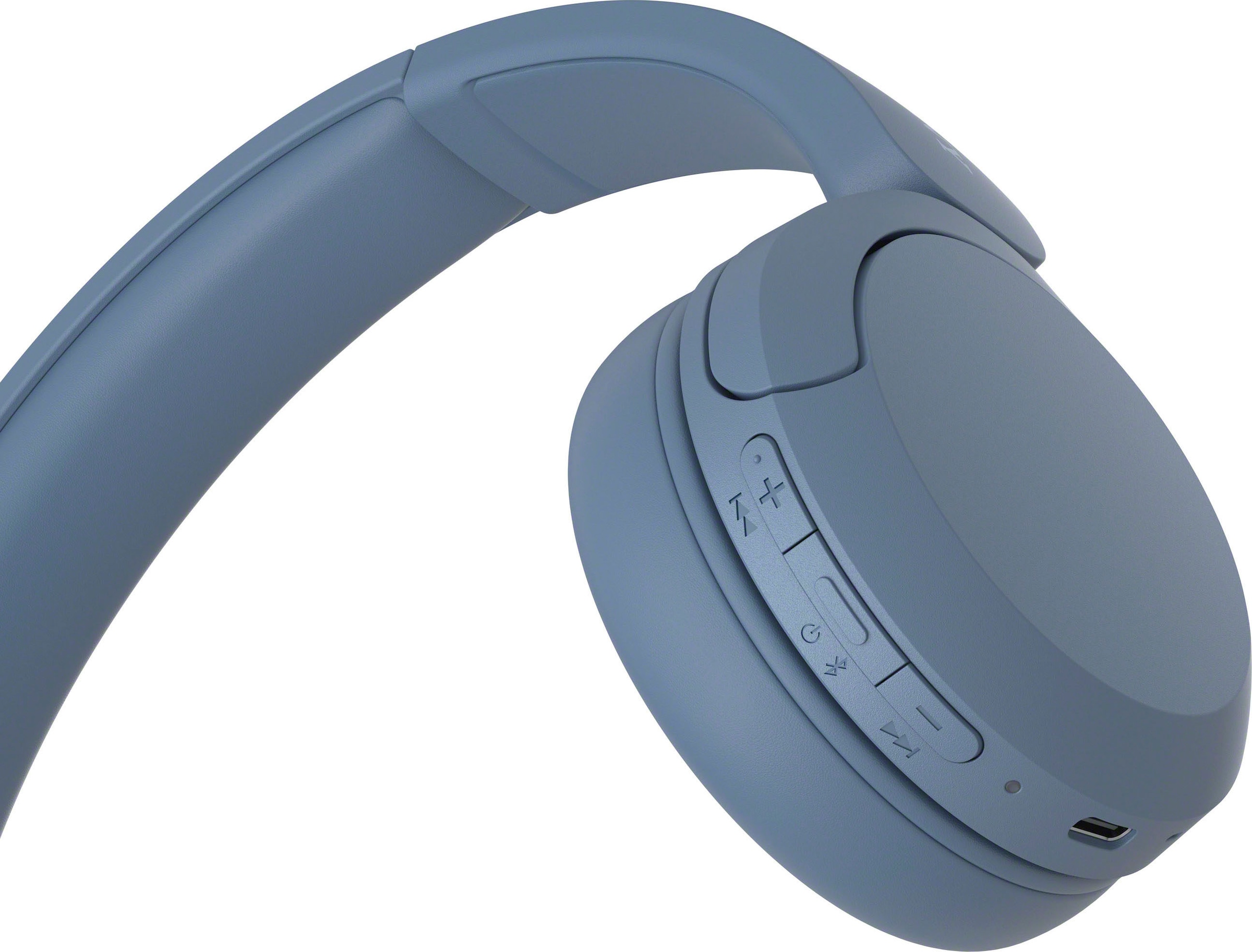 Sony Bluetooth-Kopfhörer »WHCH520«, Bluetooth, Noise-Cancelling-Active Noise Cancelling (ANC)-Freisprechfunktion-Rauschunterdrückung-Sprachsteuerung-kompatibel mit Siri, 200 Std. Max. Akkulaufzeit (Standby)