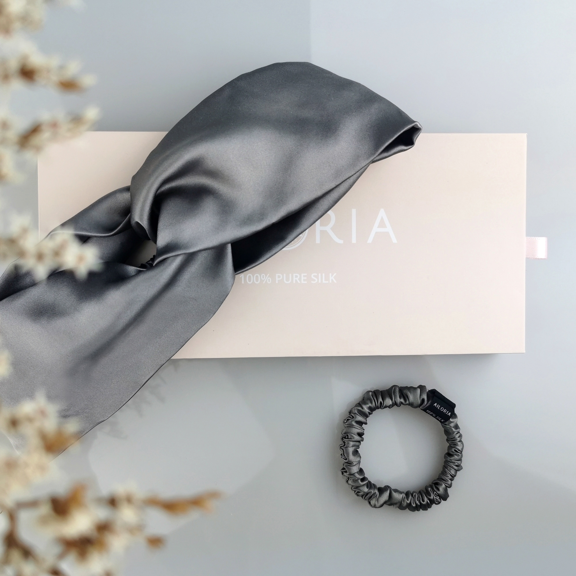 AILORIA Diadem »Set Headband und Scrunchie S aus Seide SOYEUX & DOUX«
