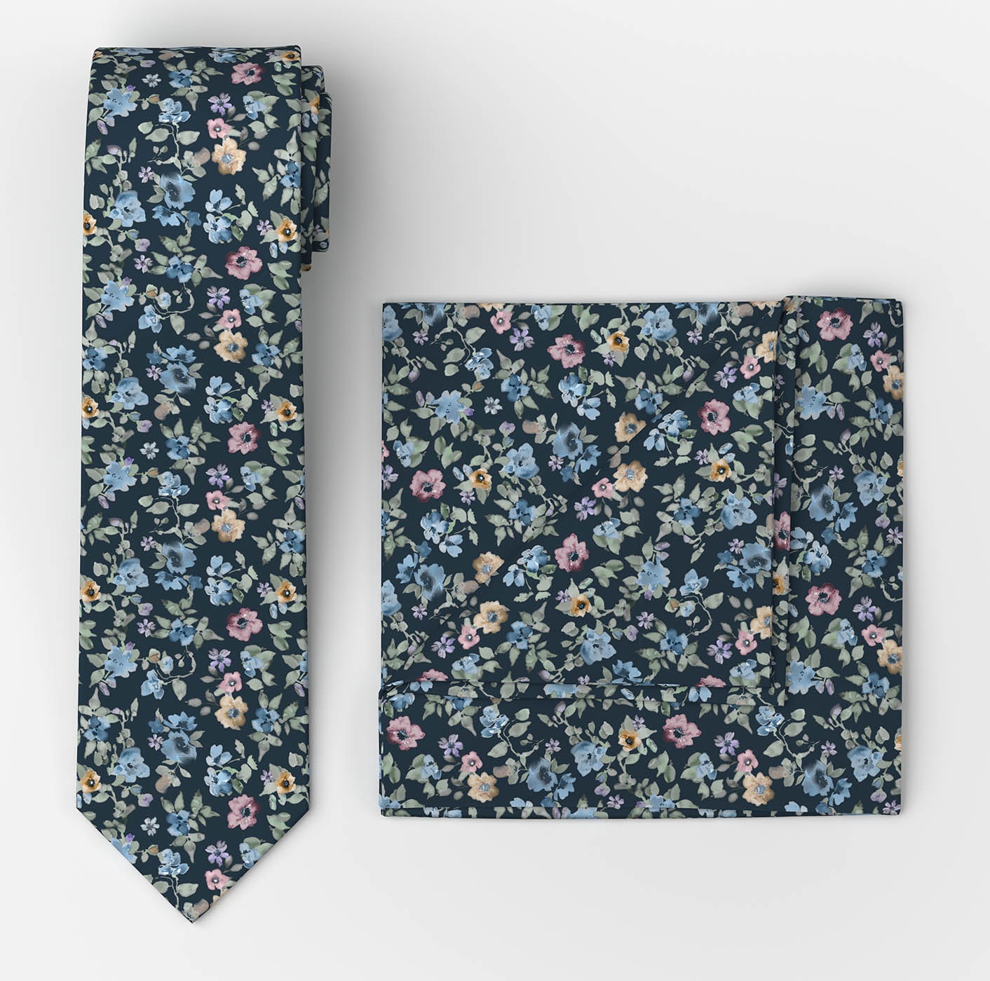 OLYMP Krawatte Set Einstecktuch + Krawatte