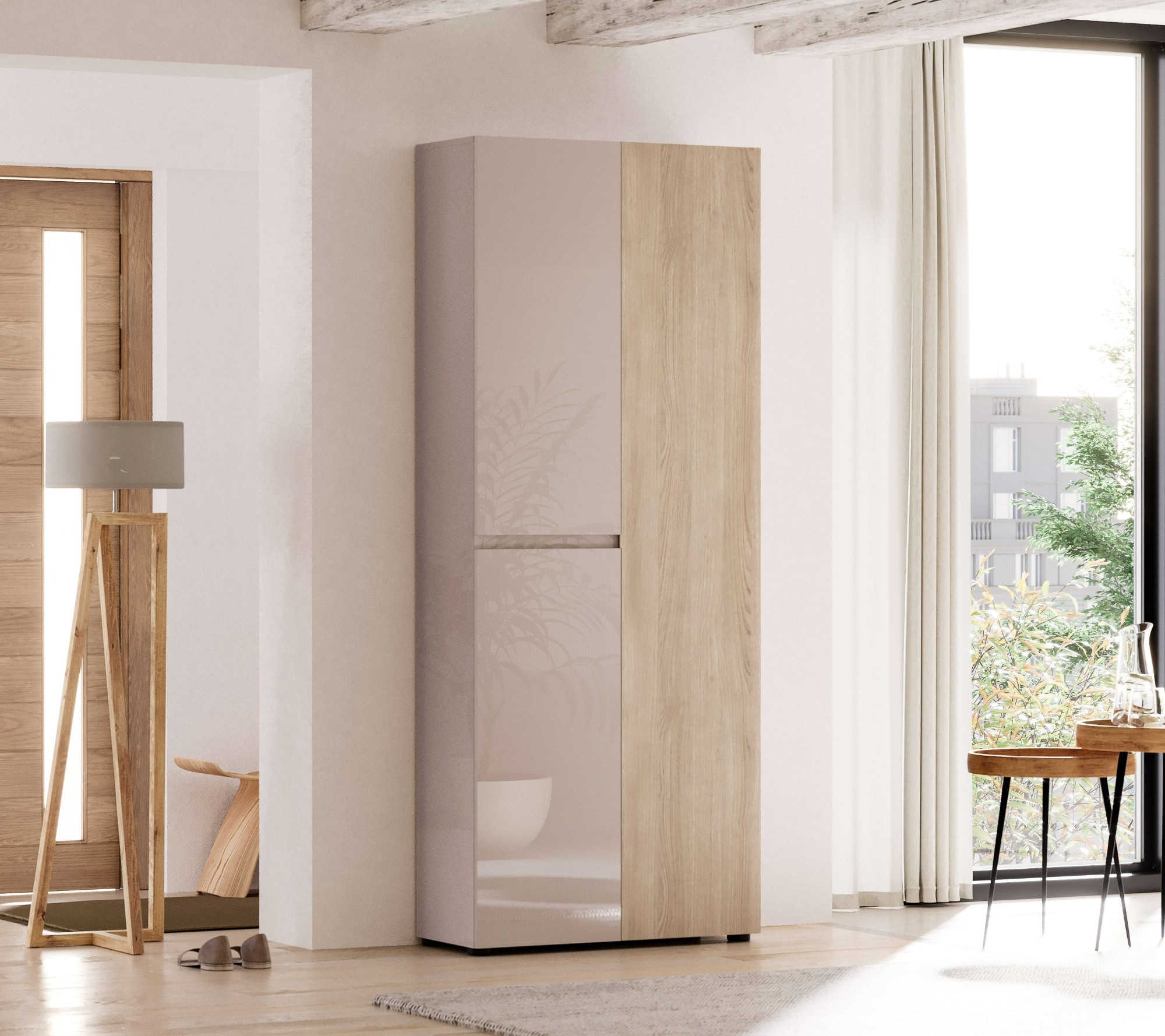 Home affaire Schuhschrank »LADY, Schuhkommode,Schuhmöbel,Schuhablage,Schuhregal« 10 Einlegeböden,12 Fächer,ca. 36 Paar Schuhe-Maße: B/T/H:80x34x200 cm