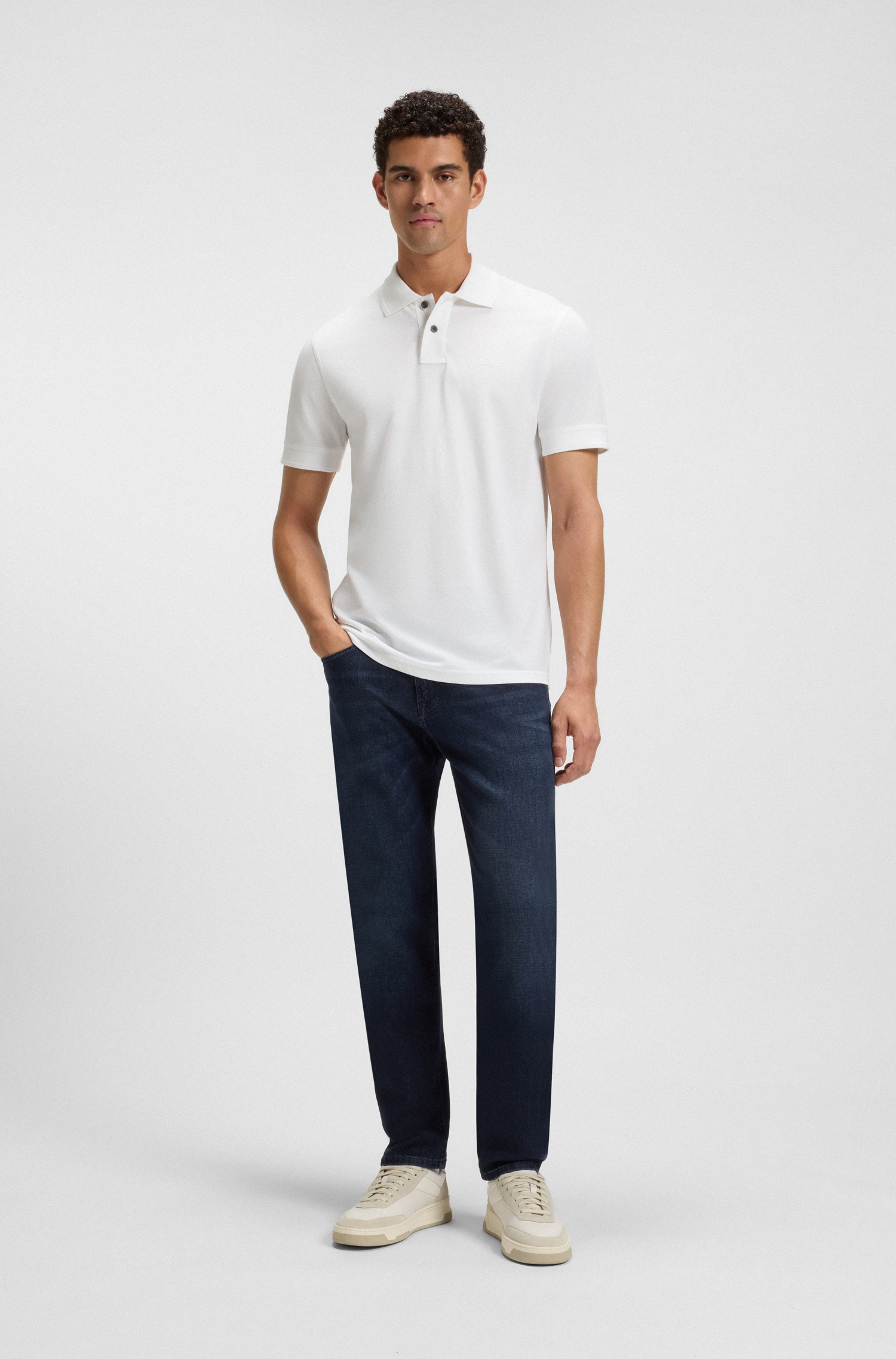 BOSS ORANGE Tapered-fit-Jeans »ONYX«, in 5-Pocket-Form, komfortabler Stretch-Denim