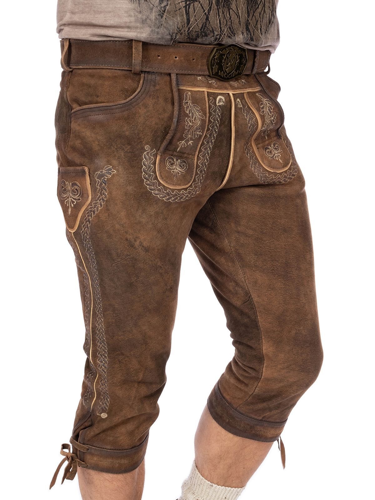 Gwandler Lederhose »Lederhose MICHELBACH-gespeckt«