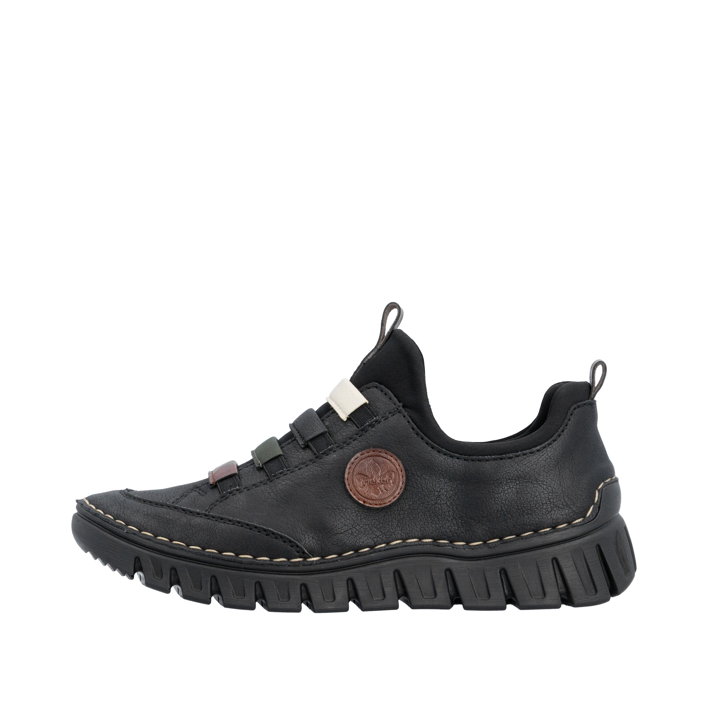 Rieker Slip-On Sneaker  Slipper, Schlupfschuh, Halbschuh mit elastischem Einstieg