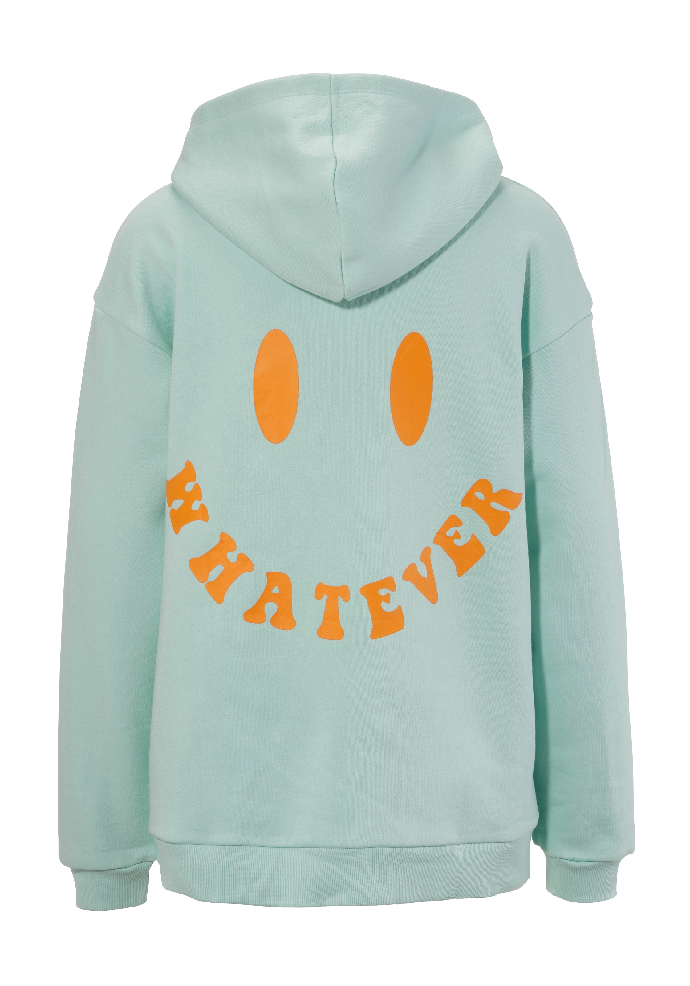 Aniston CASUAL Kapuzensweatshirt, mit Smiley im Rücken