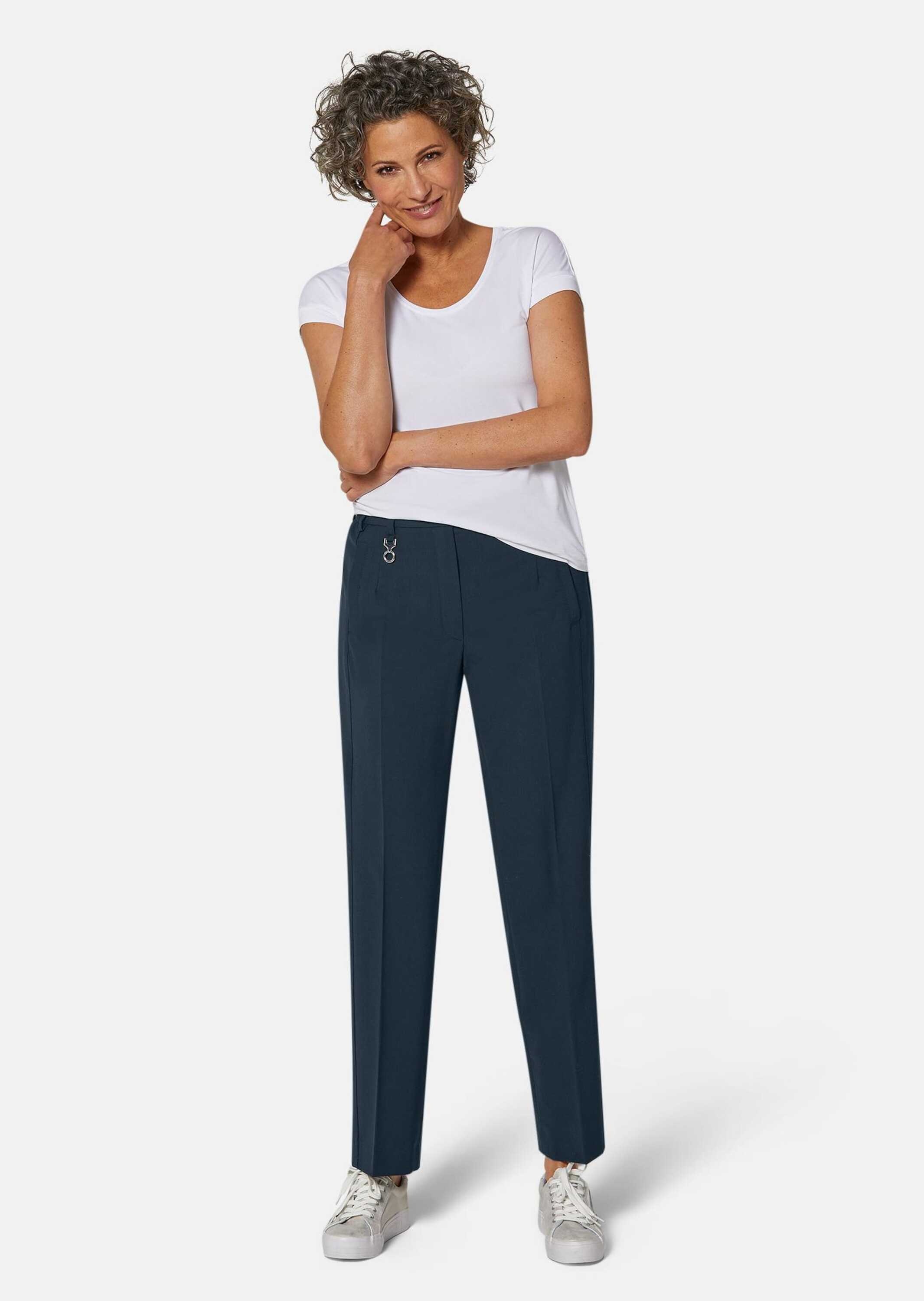 GOLDNER Stoffhose »Kurzgröße Trevira-Schurwollhose CARLA«