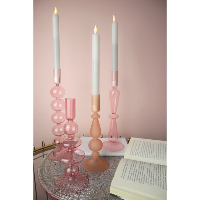 AM Design Kerzenleuchter »Stabkerzenhalter aus Glas«, (Set, 2 St.), Höhe ca.  30 cm kaufen im OTTO Online Shop