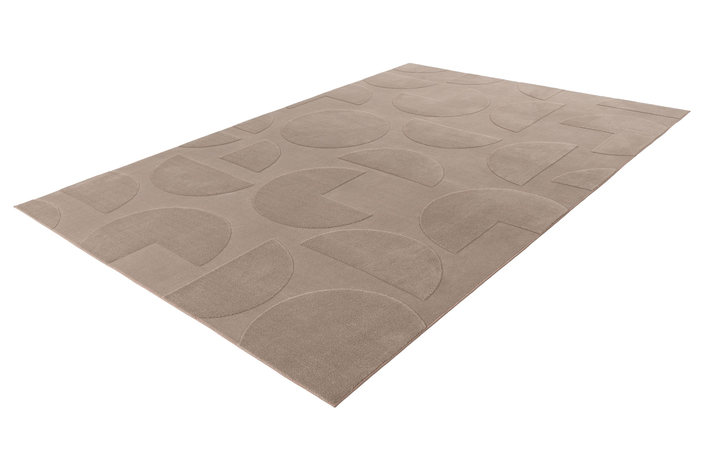 Kayoom Teppich »Niburi 425« rechteckig 10 mm Höhe weicher Kurzflor, modern gemustert, Wohnzimmer