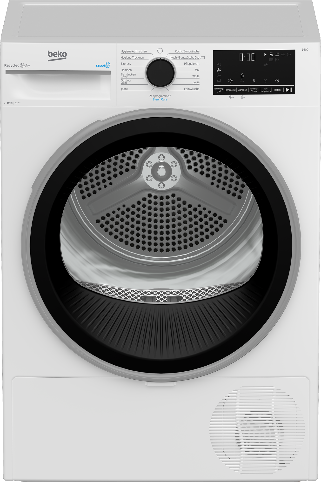 BEKO Wärmepumpentrockner »B3T442491«, 10 kg, mit Wärmepumpentechnologie, SteamCure, Silent Programm