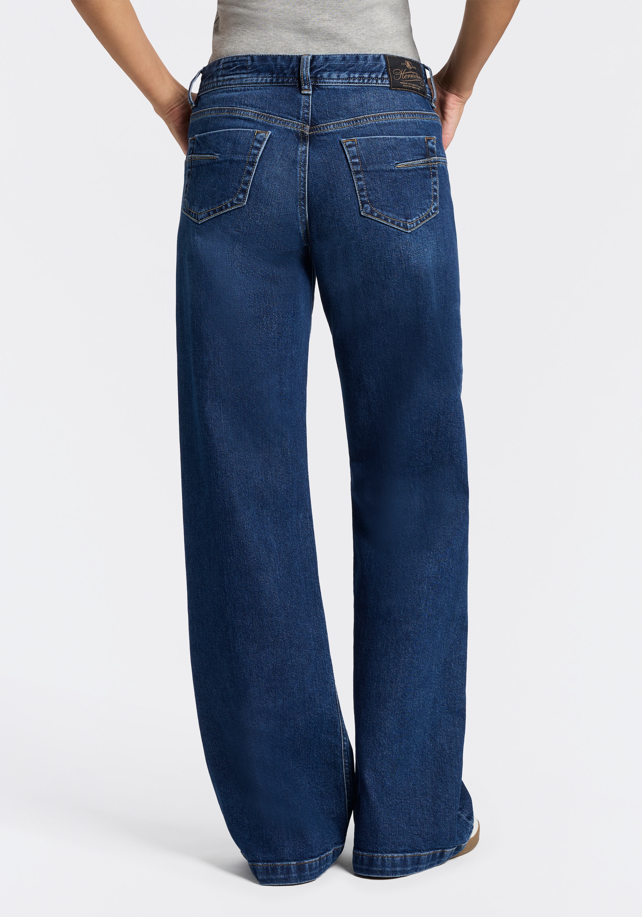 Herrlicher Straight-Jeans »Edna Denim« unten leicht ausgestellt, High Waist