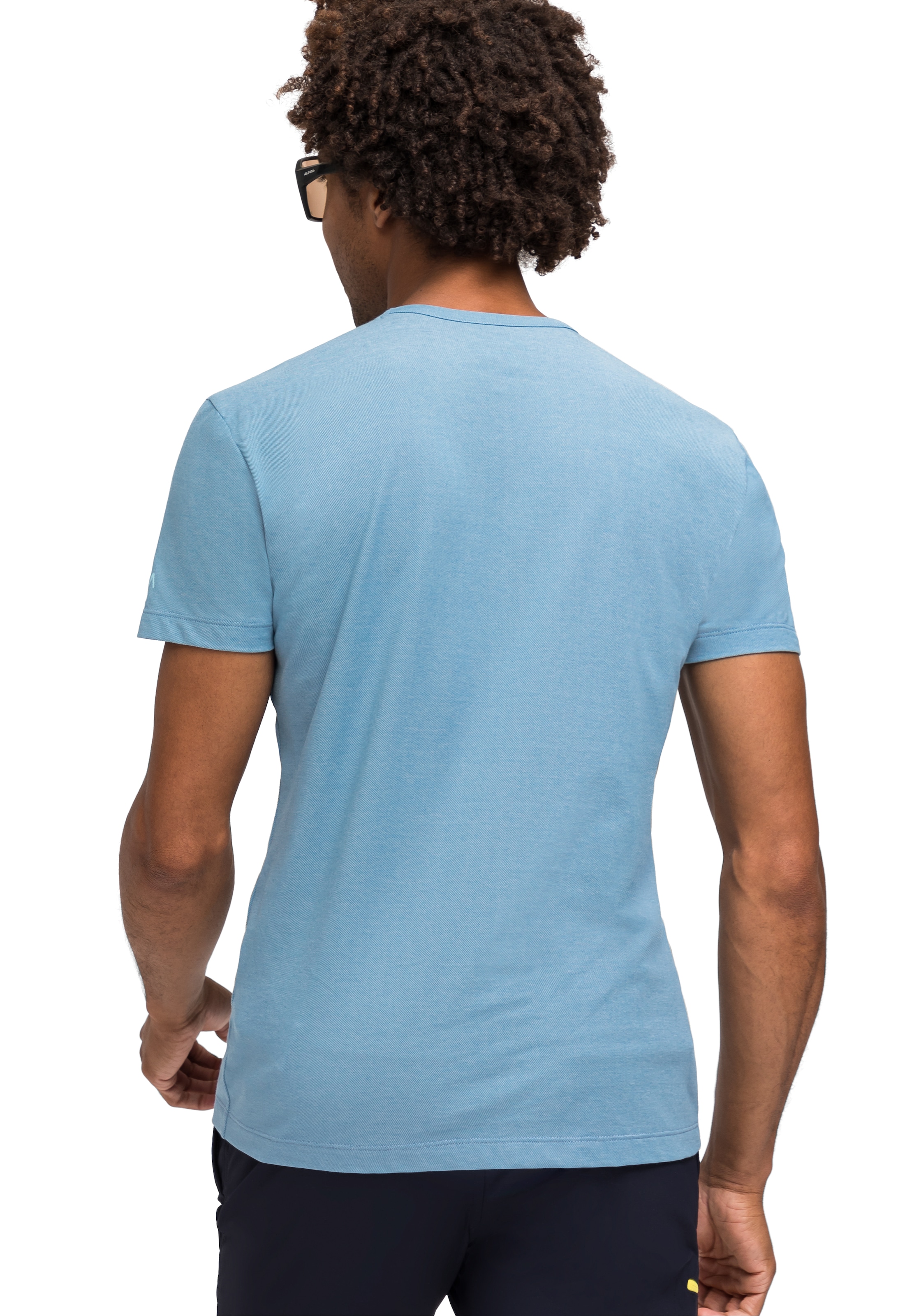 Maier Sports T-Shirt »Burgeis 17 M«, Herren Kurzarmshirt mit Print für Wandern und Freizeit