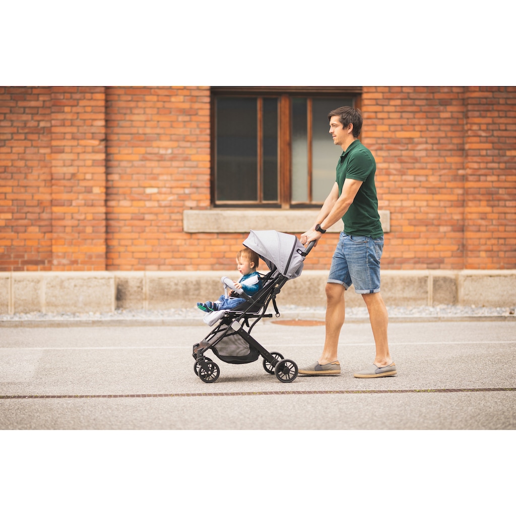 Fillikid Sport-Kinderwagen »Styler, hellgrau melange«, mit Trolleygriff