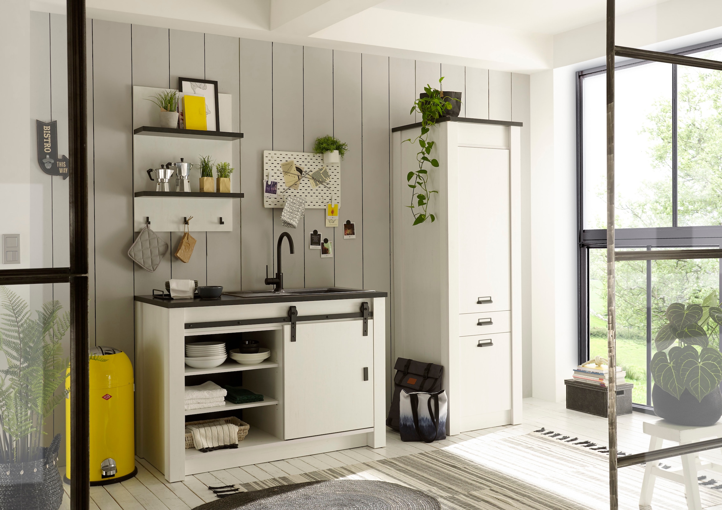 Home affaire Küche »Sherwood«, Breite 210 cm, ohne E-Geräte