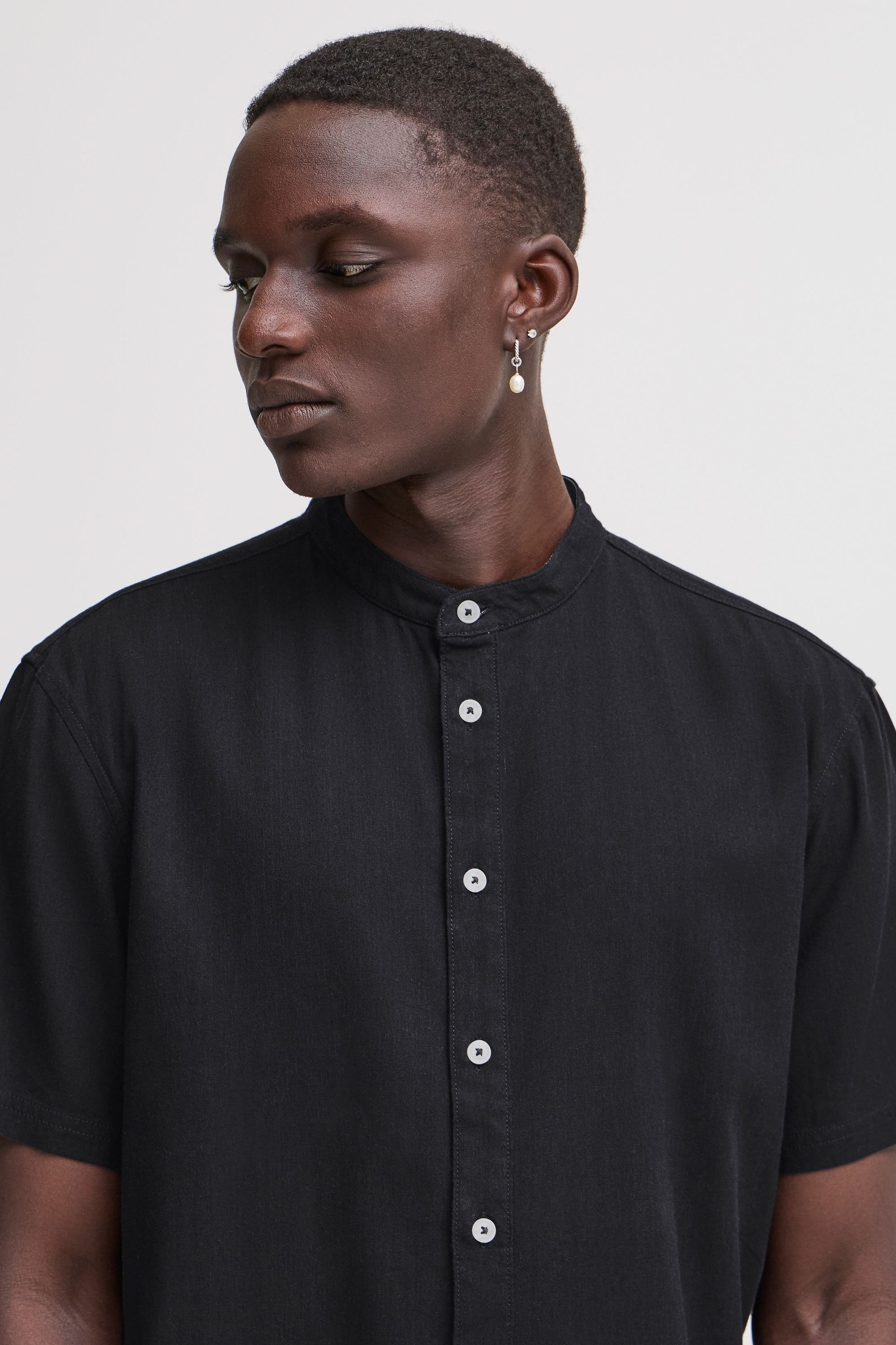 Blend Kurzarmshirt »Kurzarmhemd BHBOBBY Shirt mandarin ss«