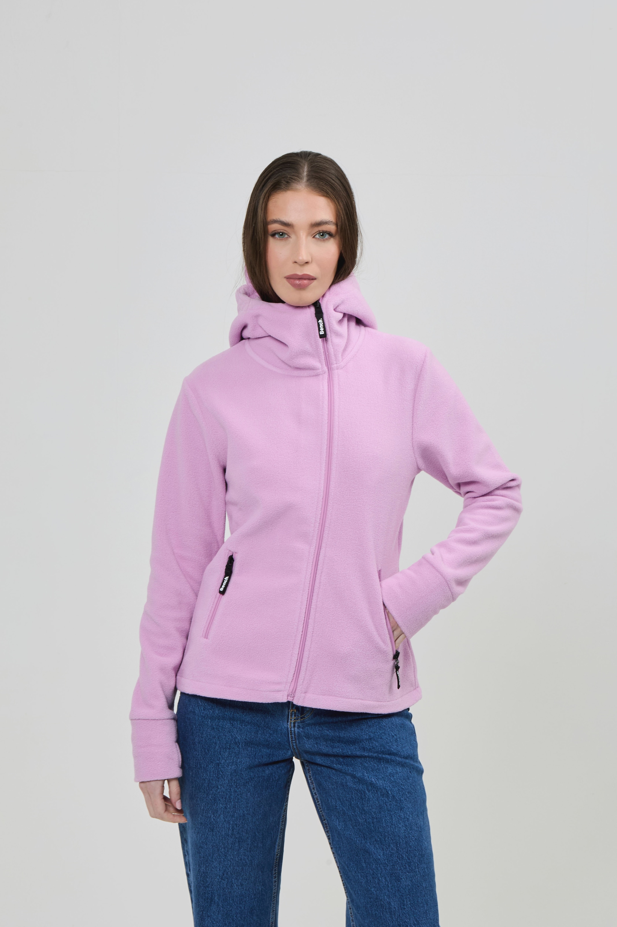 Bench. Fleecejacke »NINJA«, mit Kapuze