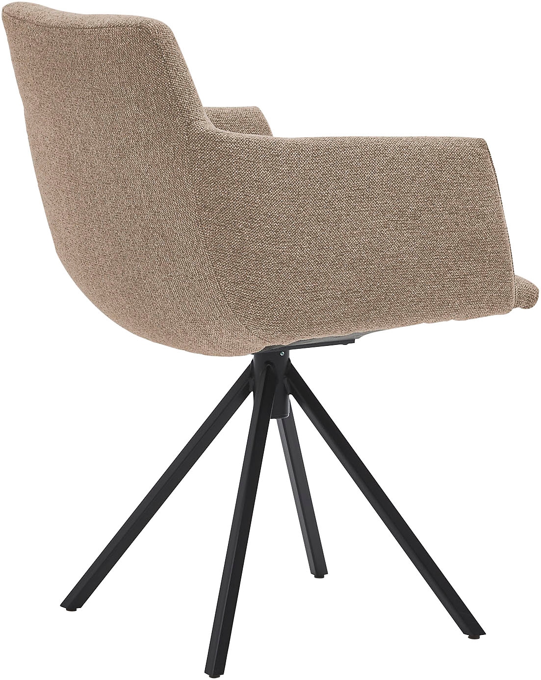 Musterring Polsterstuhl »JustB! SP500« () 1 Stk.mit Armlehne, wahlweise mit Drehfunktion, Stativgestell in schwarz