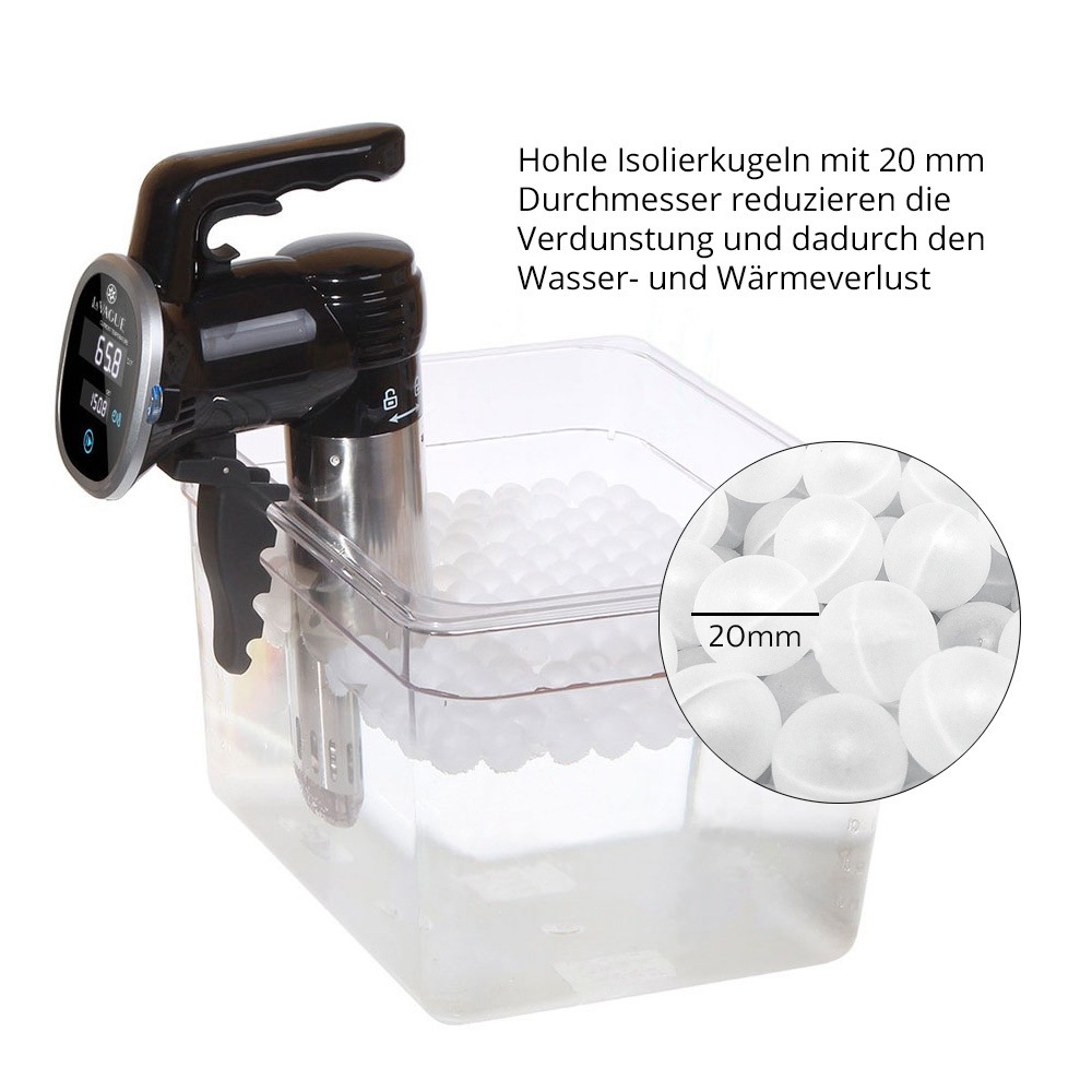 LA VAGUE Sous-Vide Garer »Wärmeisolierende Sous Vide Kugeln SOUS-CHEF«