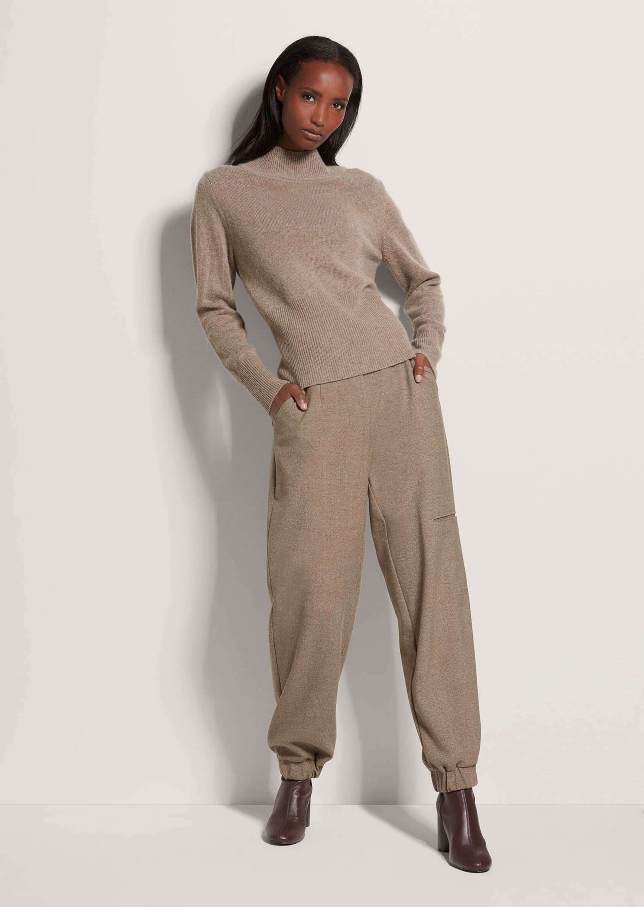 MADELEINE Longpullover »Pullover Pullover mit Stehkragen«