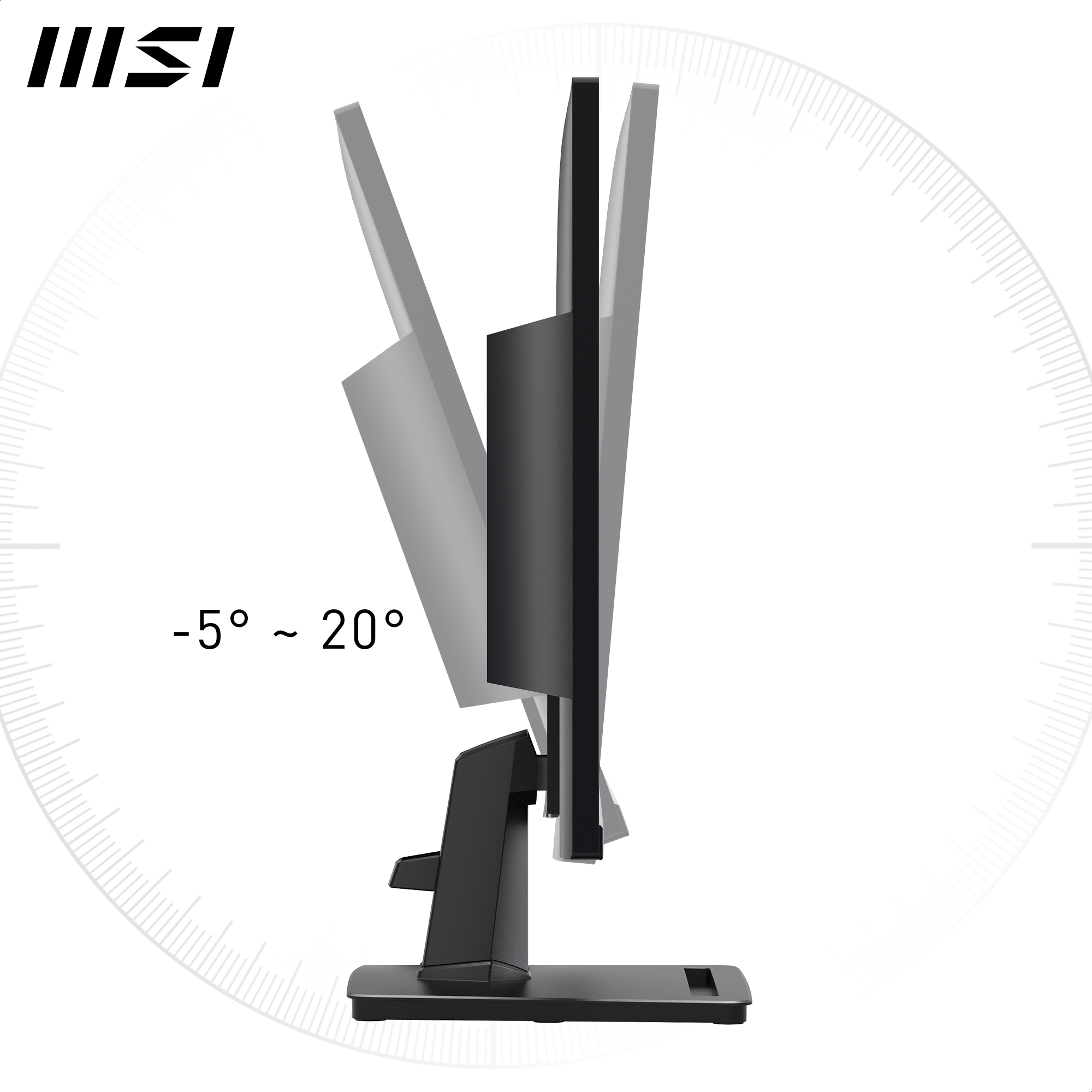 MSI LED-Monitor »PRO MP245G« 60,5 cm/24 ″  1920 x 1080 px Full HD 1 Reaktionszeit 100 Hz neigbar, 3 Jahre Herstellergarantie