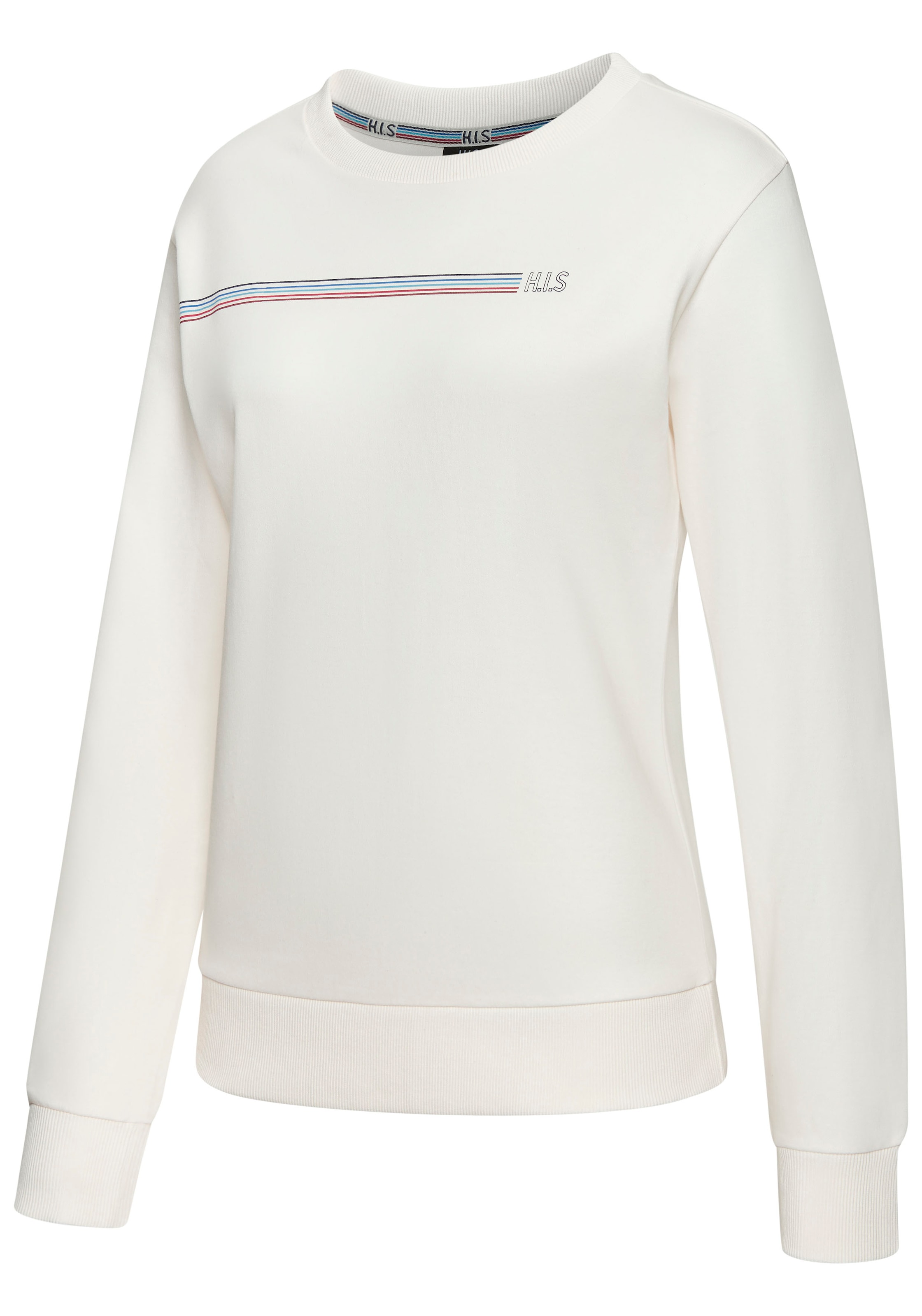 H.I.S Sweatshirt, Basic mit Logodruck, Loungewear