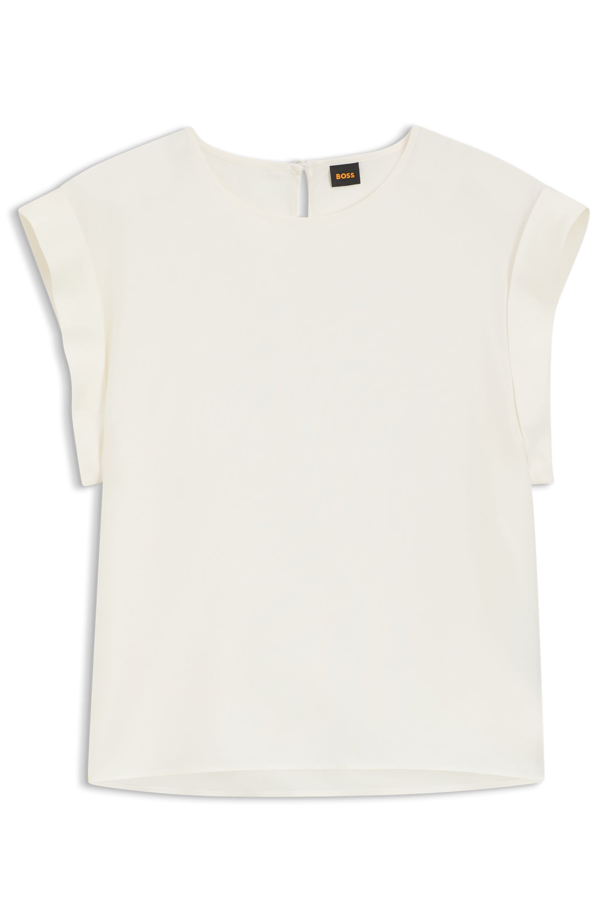 BOSS ORANGE Shirtbluse »Irnette Premium Damenmode« mit Ärmelaufschlag