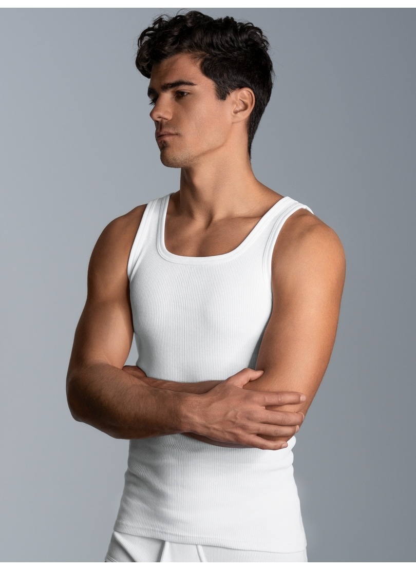 Trigema Achselhemd »TRIGEMA Unterhemd Doppelripp im Doppelpack« 2 Stk.